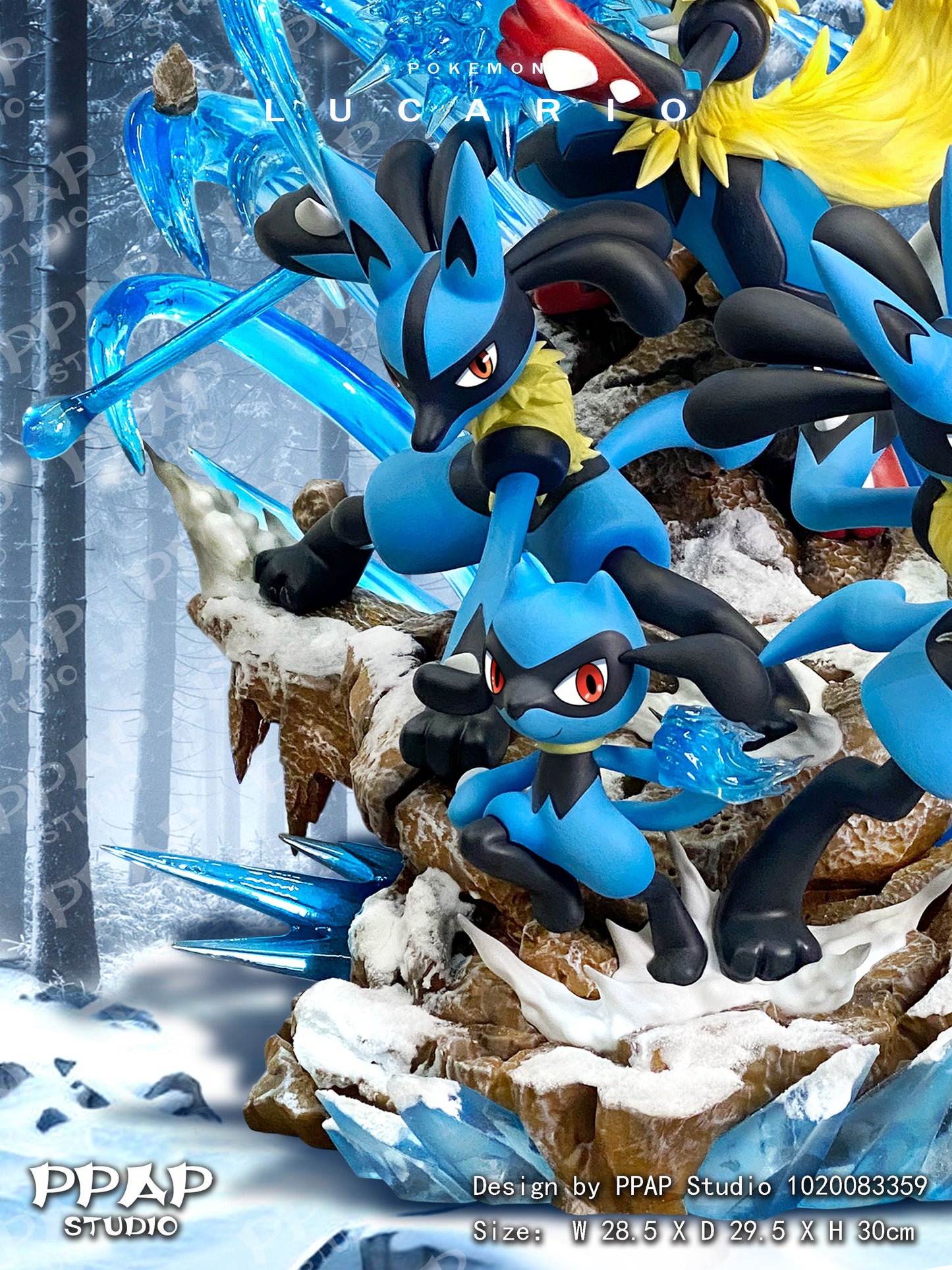 PPAP STUDIO – POKEMON: EVOLUTION SERIES, LUCARIO FAMILY [SOLD OUT]