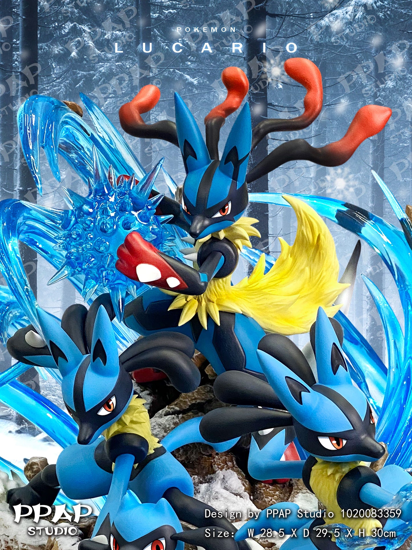 PPAP STUDIO – POKEMON: EVOLUTION SERIES, LUCARIO FAMILY [SOLD OUT]