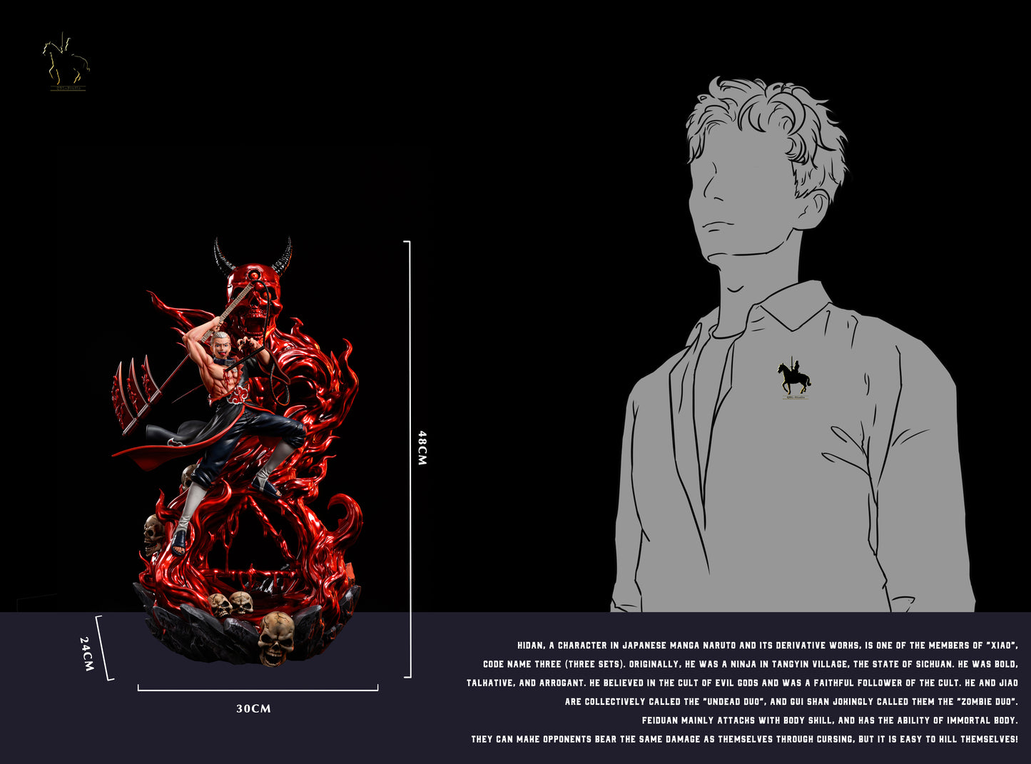 QBL STUDIO – NARUTO: AKATSUKI SERIES 2. JASHIN HIDAN [SOLD OUT]
