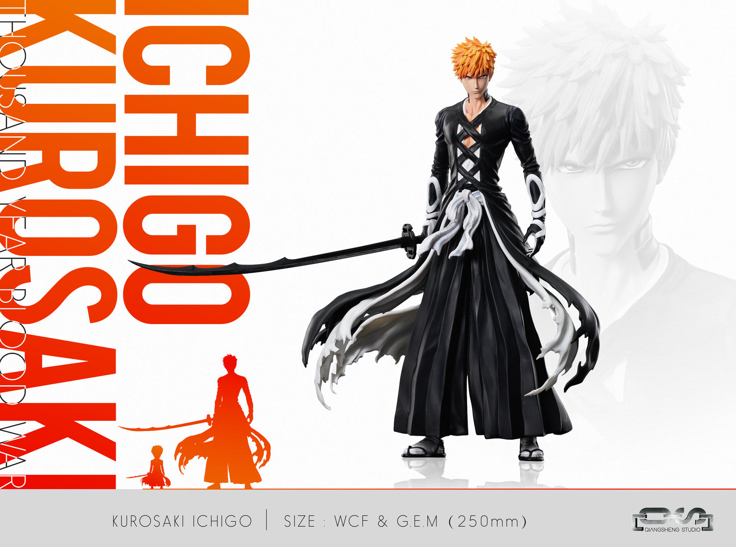 QIANGSHENG STUDIO – BLEACH: THOUSAND-YEAR BLOOD WAR TENSA ZANGETSU ICHIGO KUROSAKI [SOLD OUT]