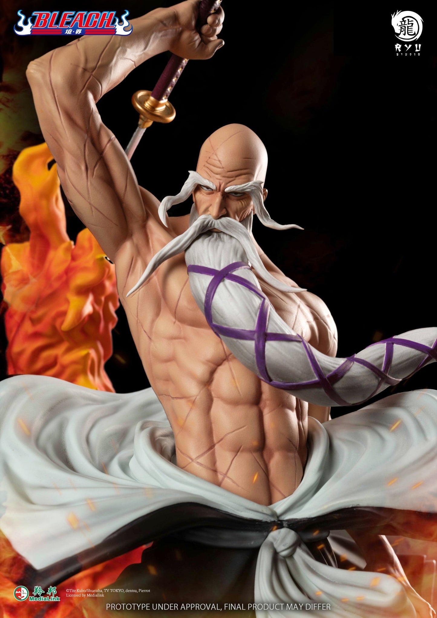 RYU STUDIO – BLEACH: GENRYUSAI SHIGEKUNI YAMAMOTO 1/6 (LICENSED) [IN STOCK]