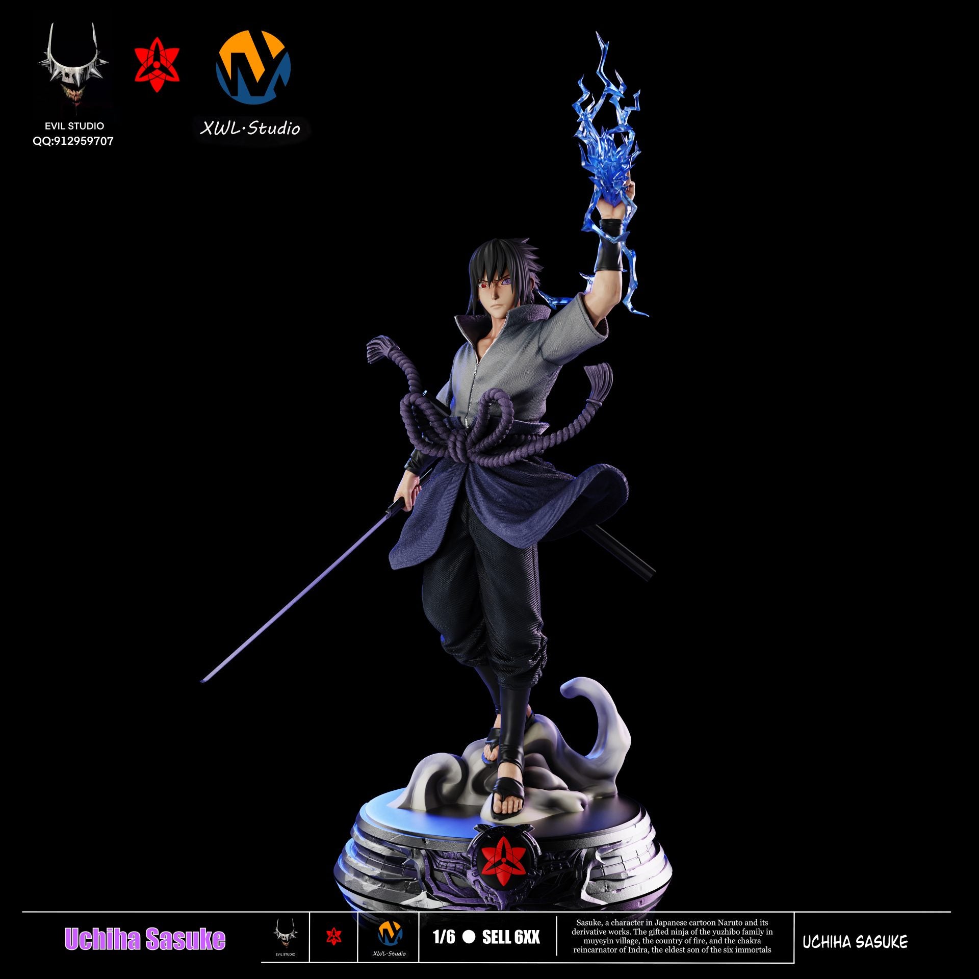 EVIL x XWL STUDIO – NARUTO: SASUKE UCHIHA [SOLD OUT] – FF COLLECTIBLES