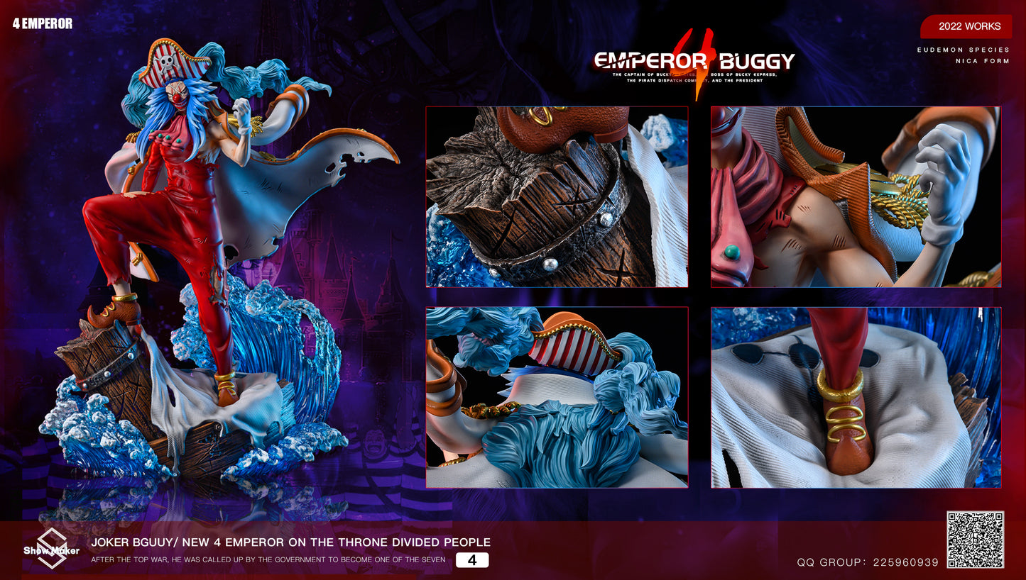 SHOW MAKER STUDIO – ONE PIECE: FOUR EMPERORS, BUGGY THE STAR CLOWN [SOLD OUT]