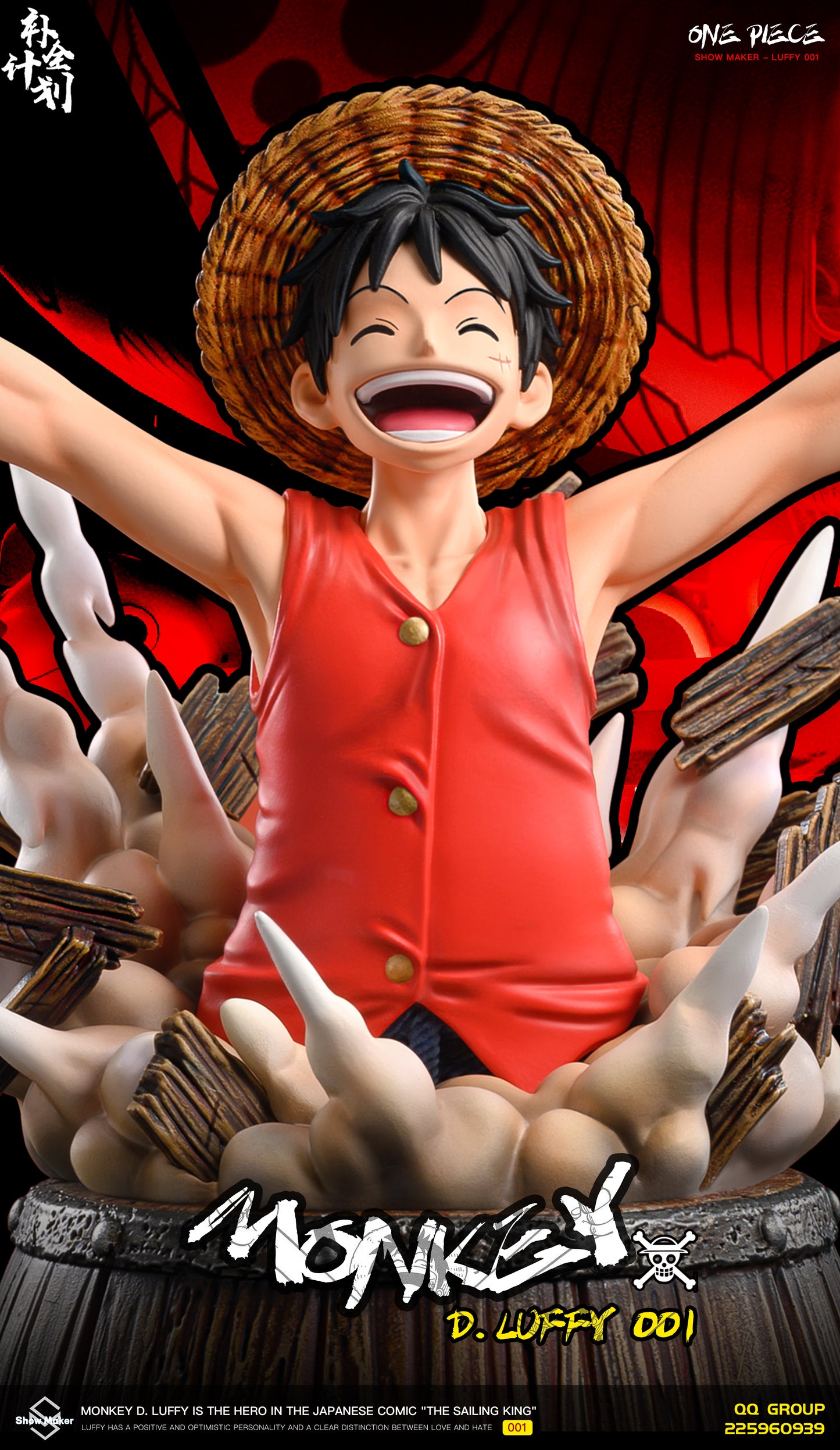 SHOW MAKER STUDIO – ONE PIECE: LUFFY SERIES 1. DEBUT LUFFY [IN STOCK]