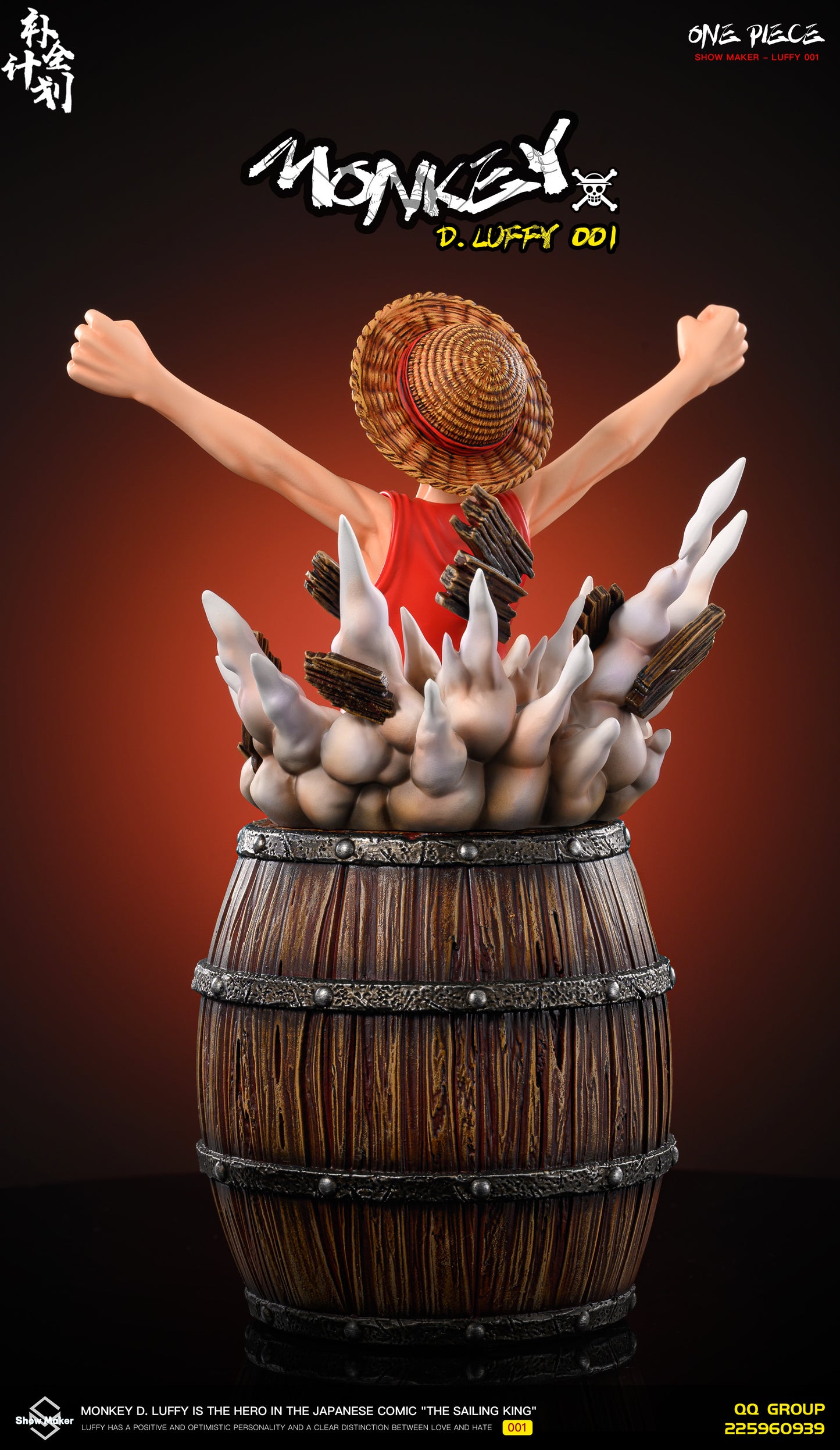 SHOW MAKER STUDIO – ONE PIECE: LUFFY SERIES 1. DEBUT LUFFY [IN STOCK]