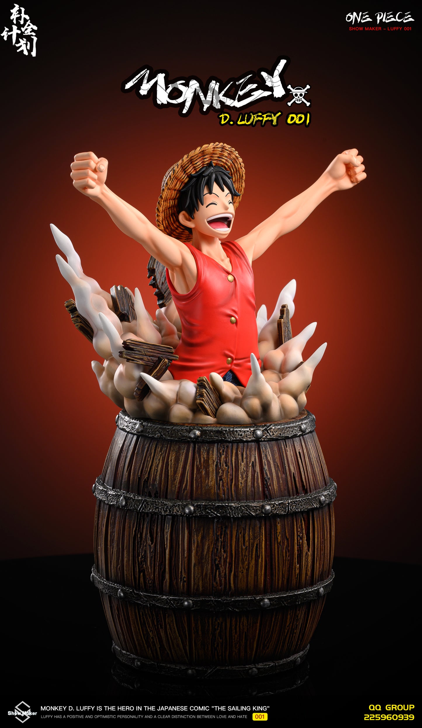 SHOW MAKER STUDIO – ONE PIECE: LUFFY SERIES 1. DEBUT LUFFY [IN STOCK]
