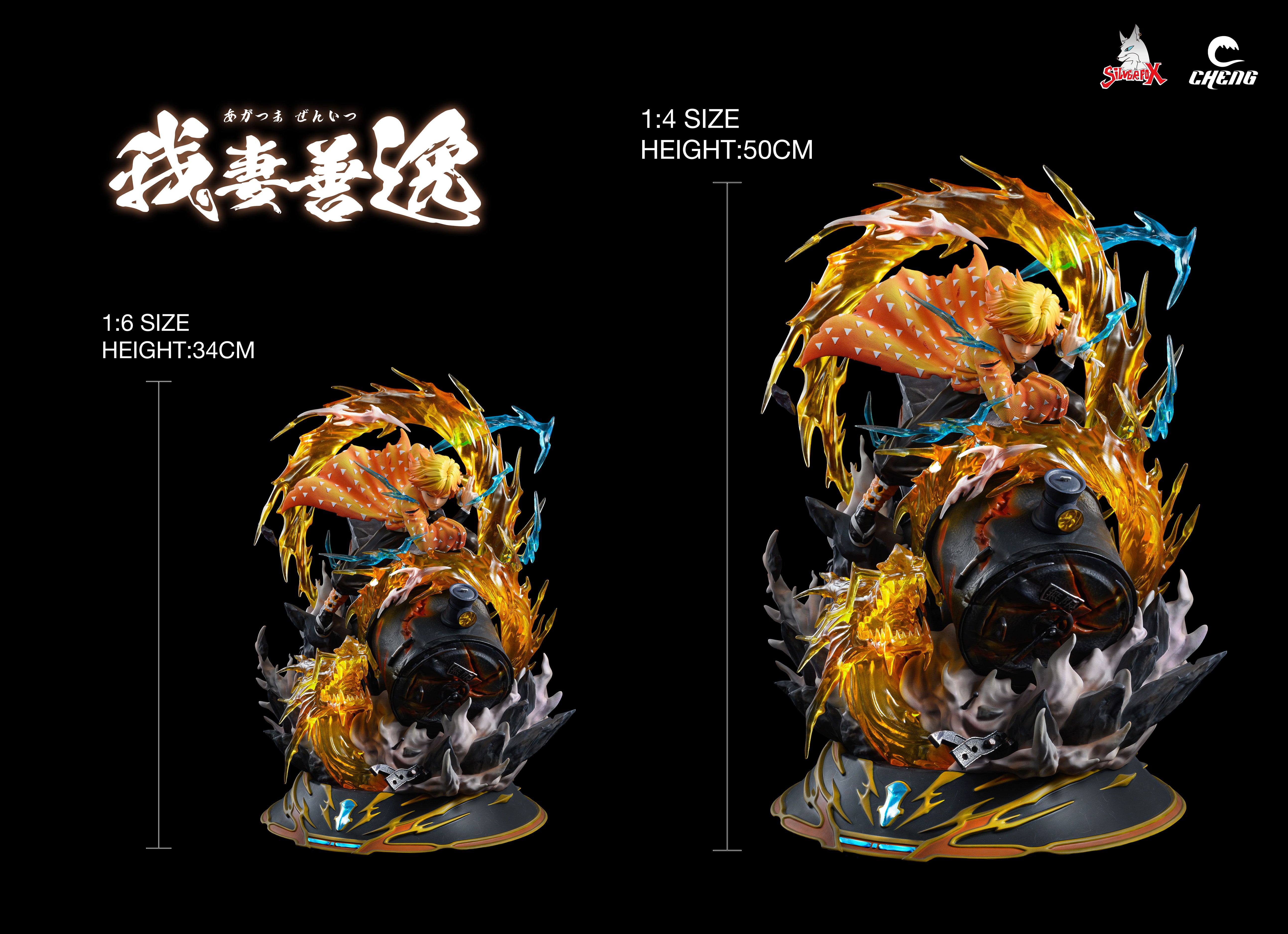 SILVER FOX x CHENG STUDIO – DEMON SLAYER: MUGEN TRAIN ARC ZENITSU