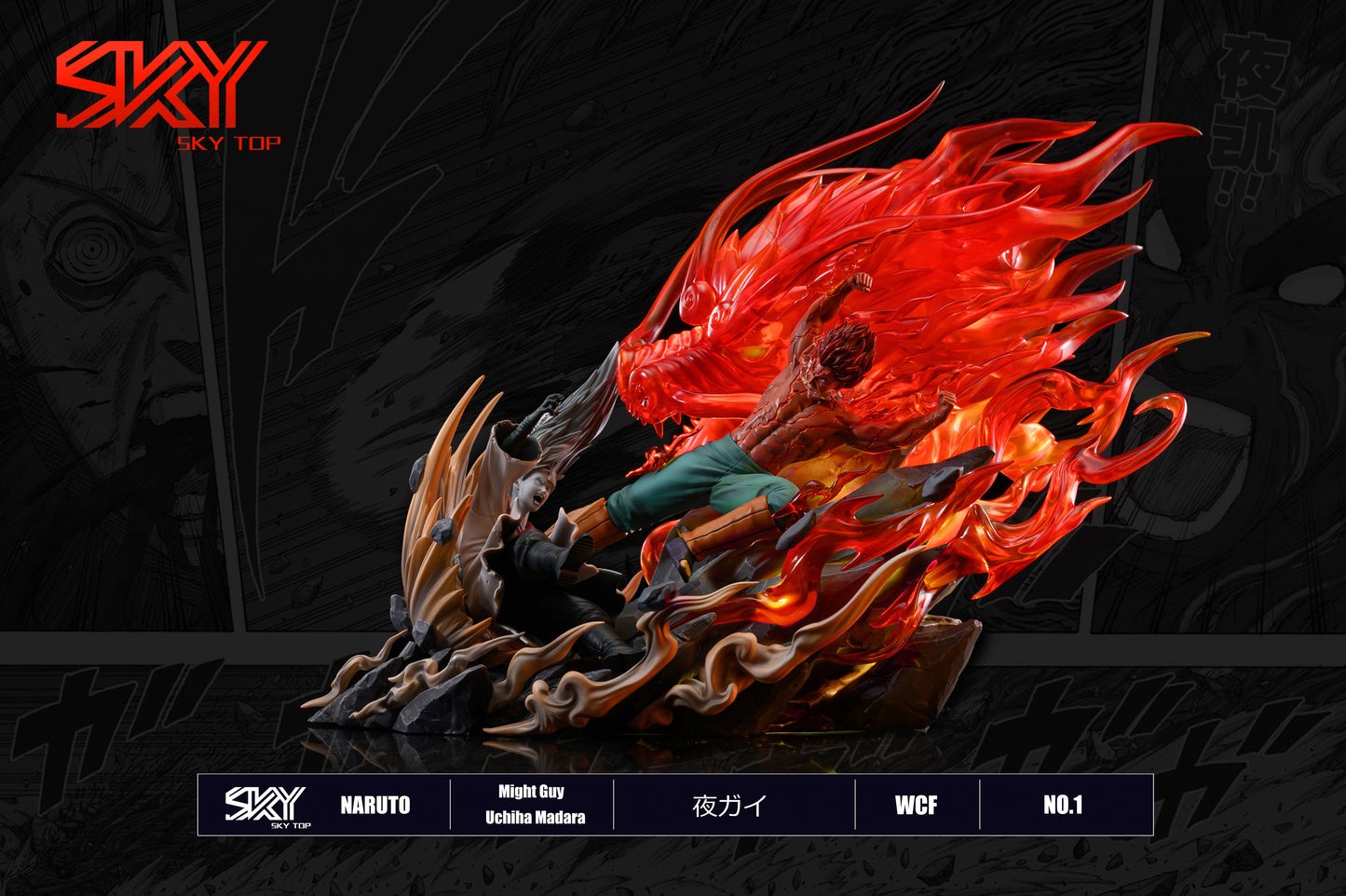 SKY TOP STUDIO – NARUTO: BATTLE SERIES, NIGHT GUY VS MADARA [SOLD OUT]