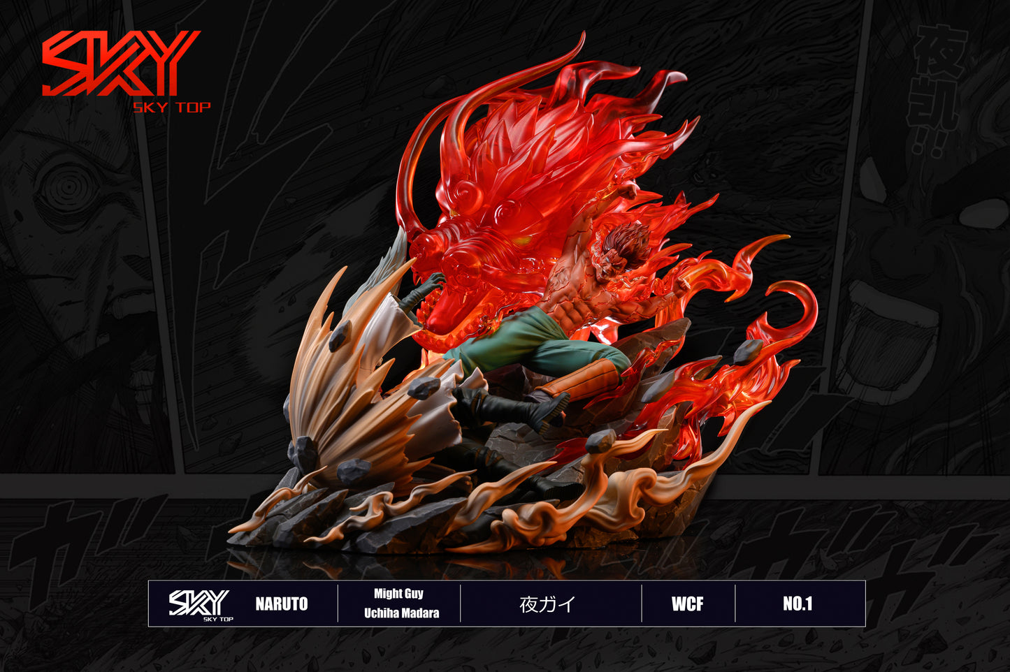 SKY TOP STUDIO – NARUTO: BATTLE SERIES, NIGHT GUY VS MADARA [SOLD OUT]