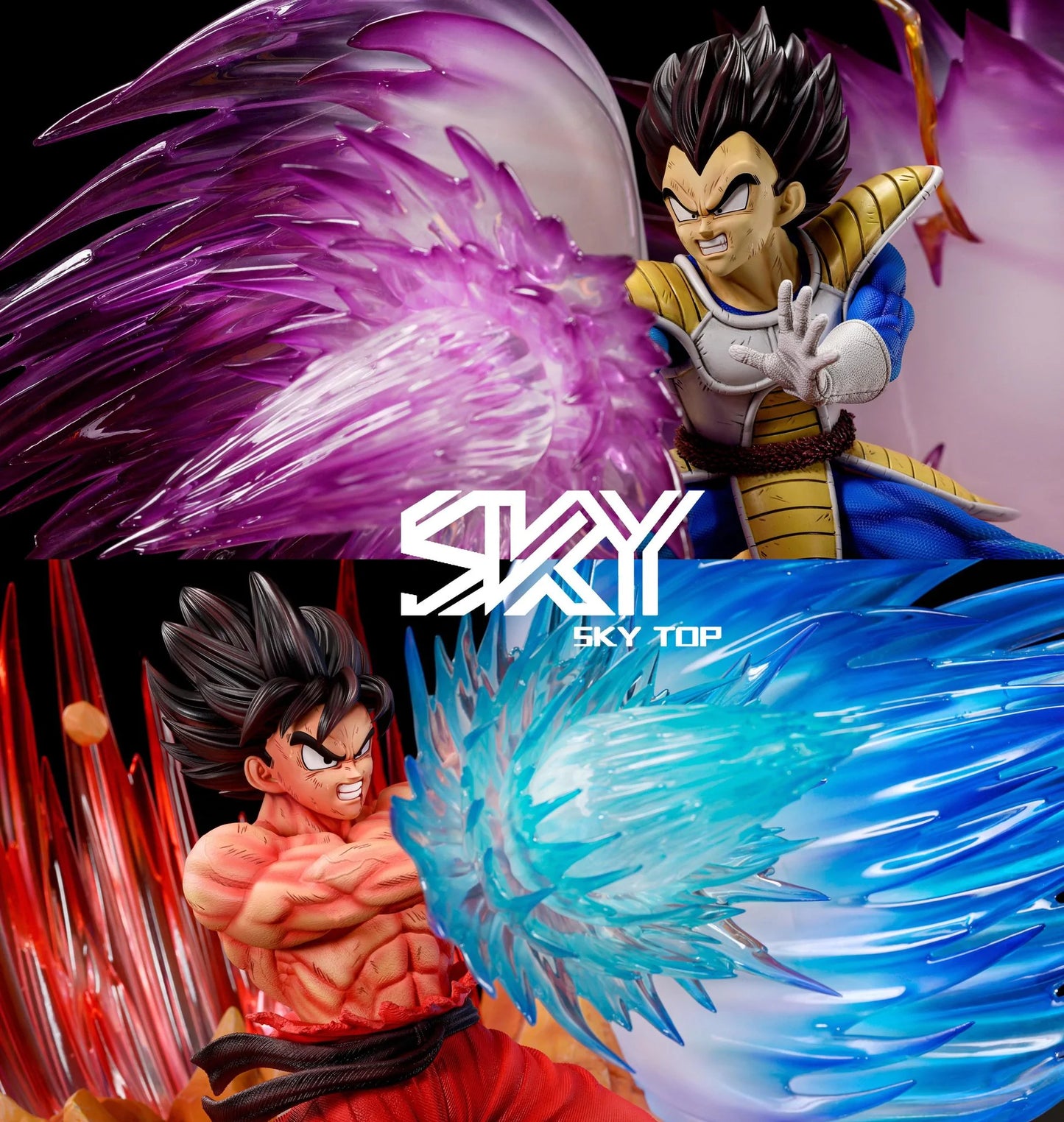 SKY TOP STUDIO – DRAGON BALL Z: GOKU’S KAMEHAMEHA VS VEGETA’S GALICK GUN [IN STOCK]