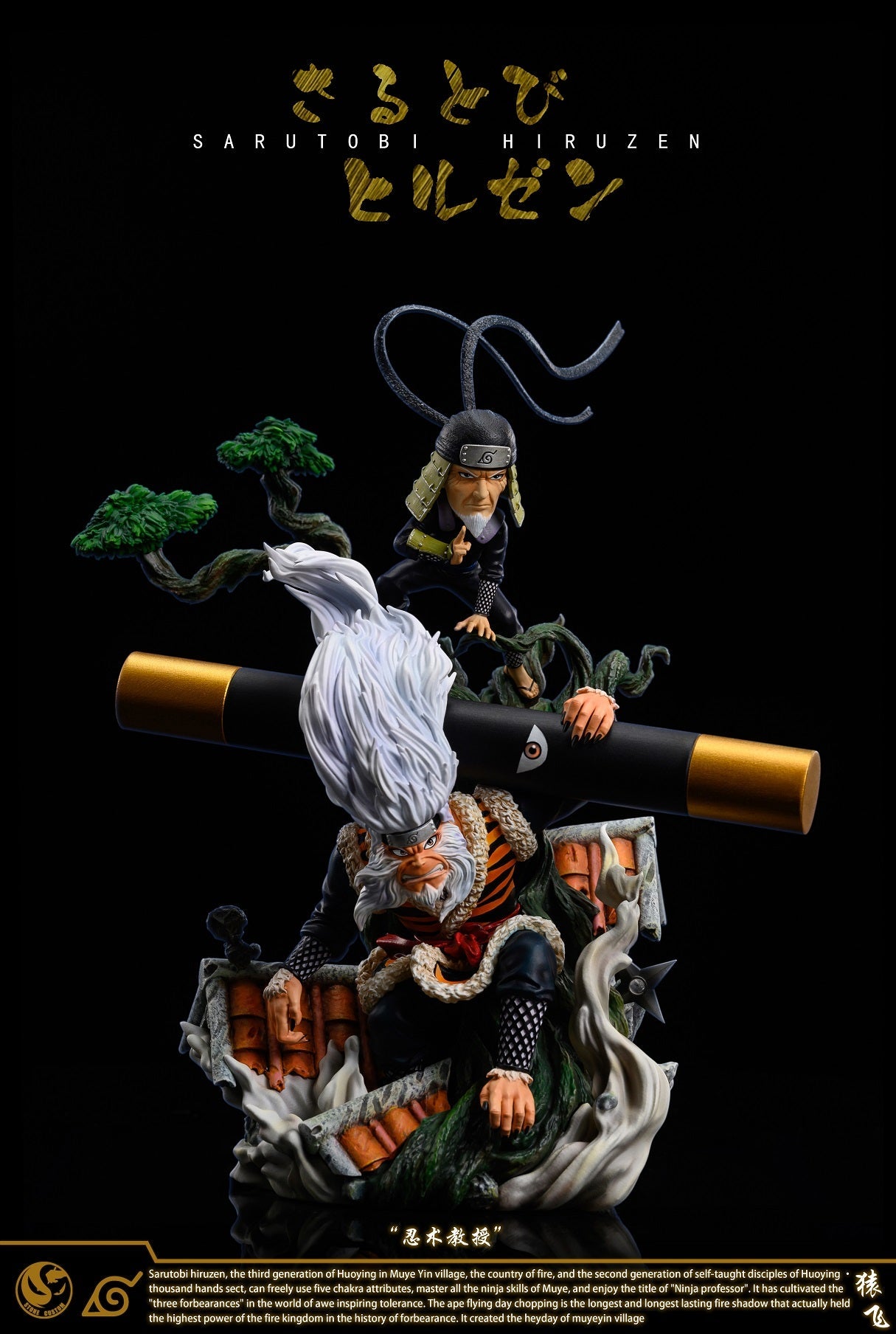 STONE CUSTOM STUDIO – NARUTO: WCF HOKAGE SERIES 3. HIRUZEN SARUTOBI [IN STOCK]