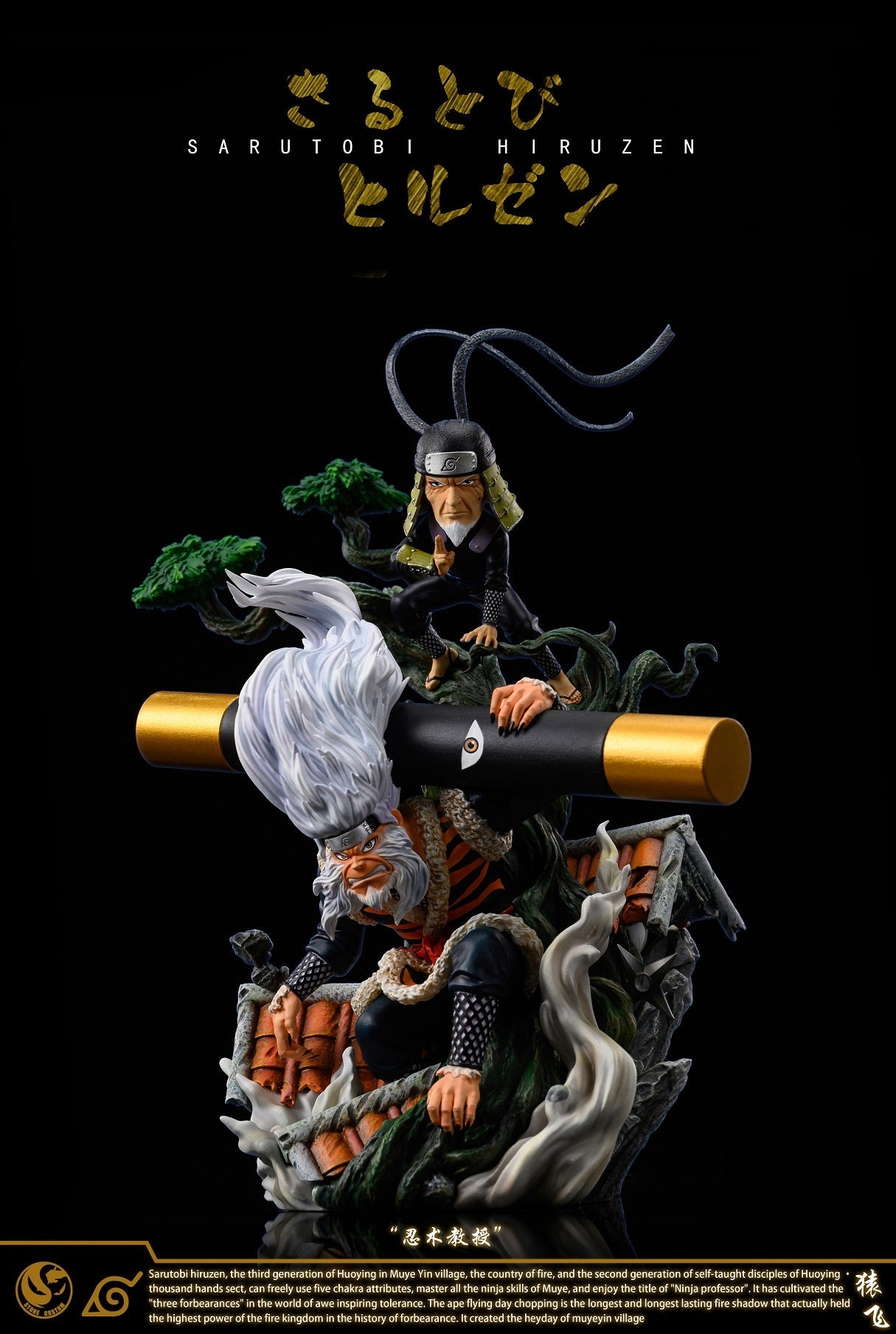 STONE CUSTOM STUDIO – NARUTO: WCF HOKAGE SERIES 3. HIRUZEN SARUTOBI [IN STOCK]