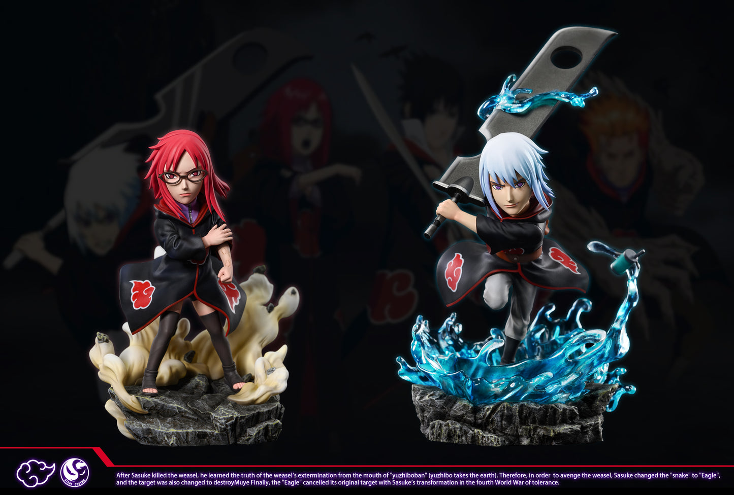 STONE CUSTOM STUDIO – NARUTO: TEAM TAKA SERIES, KARIN AND SUIGETSU [IN STOCK]