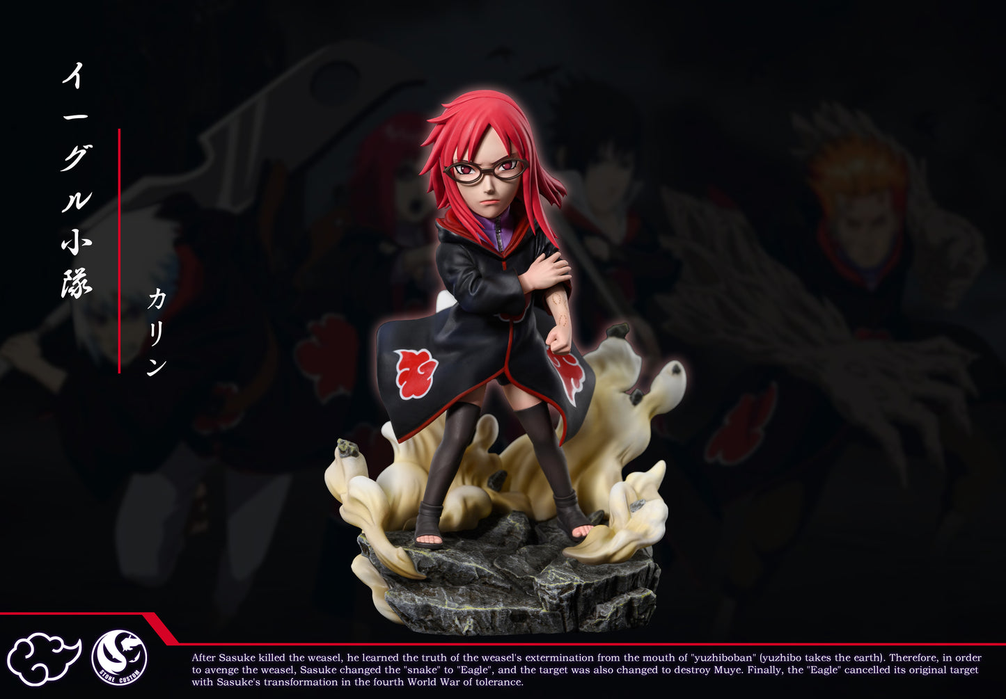 STONE CUSTOM STUDIO – NARUTO: TEAM TAKA SERIES, KARIN AND SUIGETSU [IN STOCK]