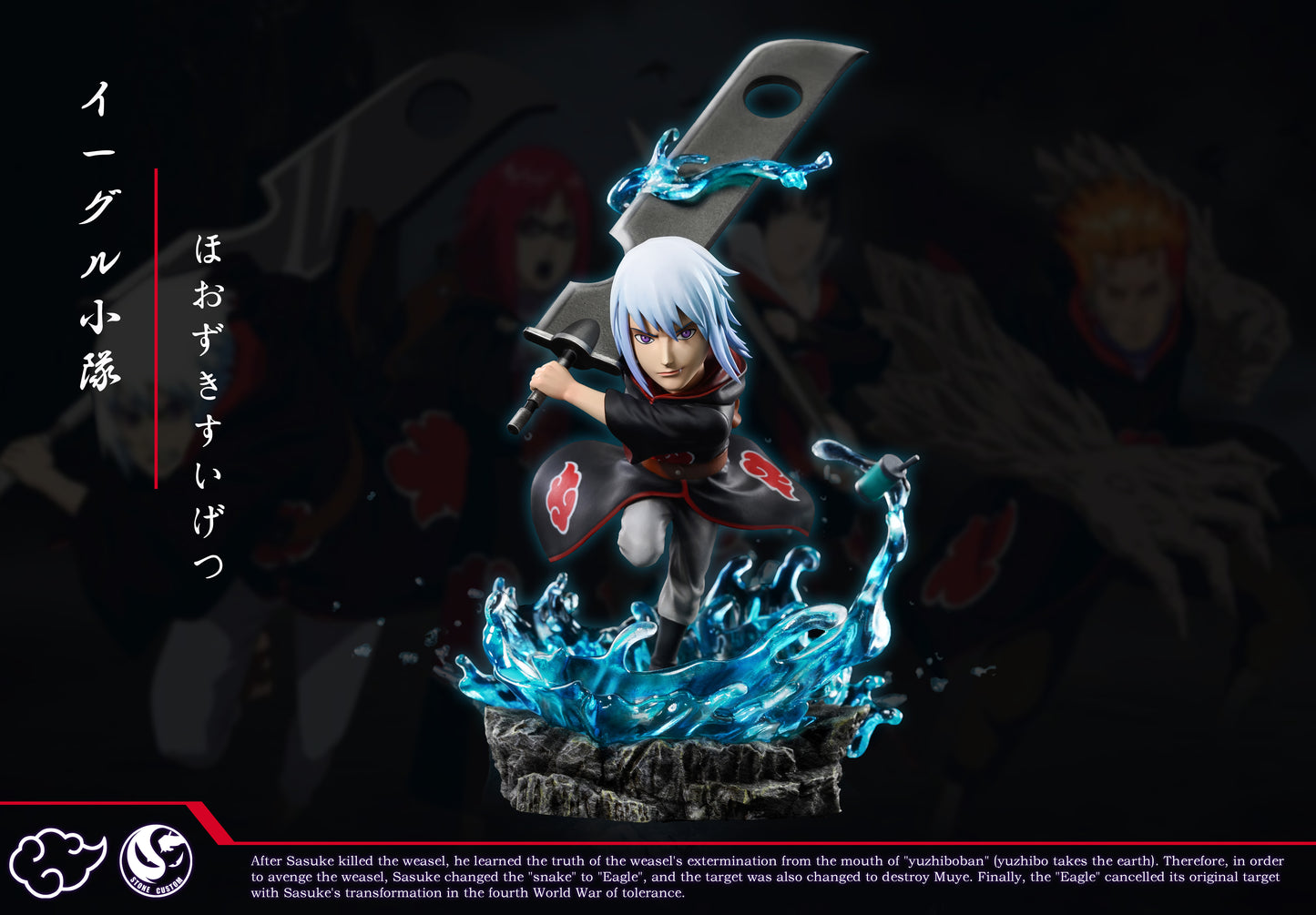 STONE CUSTOM STUDIO – NARUTO: TEAM TAKA SERIES, KARIN AND SUIGETSU [IN STOCK]