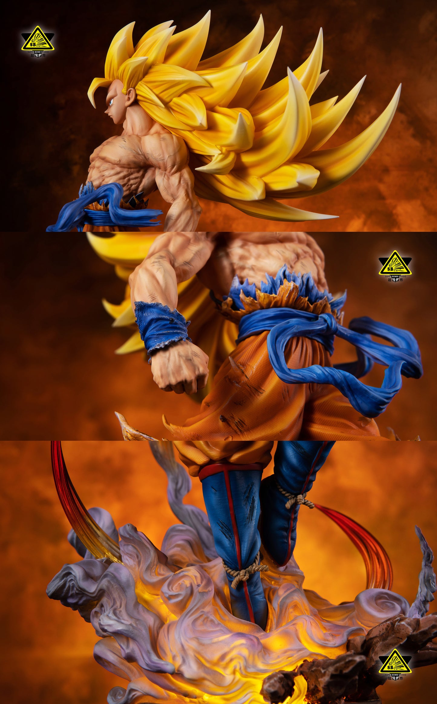 SUPER BOMB STUDIO – DRAGON BALL Z: SUPER SAIYAN 3 GOKU [IN STOCK]
