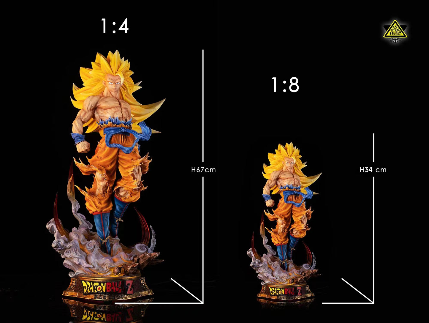 SUPER BOMB STUDIO – DRAGON BALL Z: SUPER SAIYAN 3 GOKU [IN STOCK]