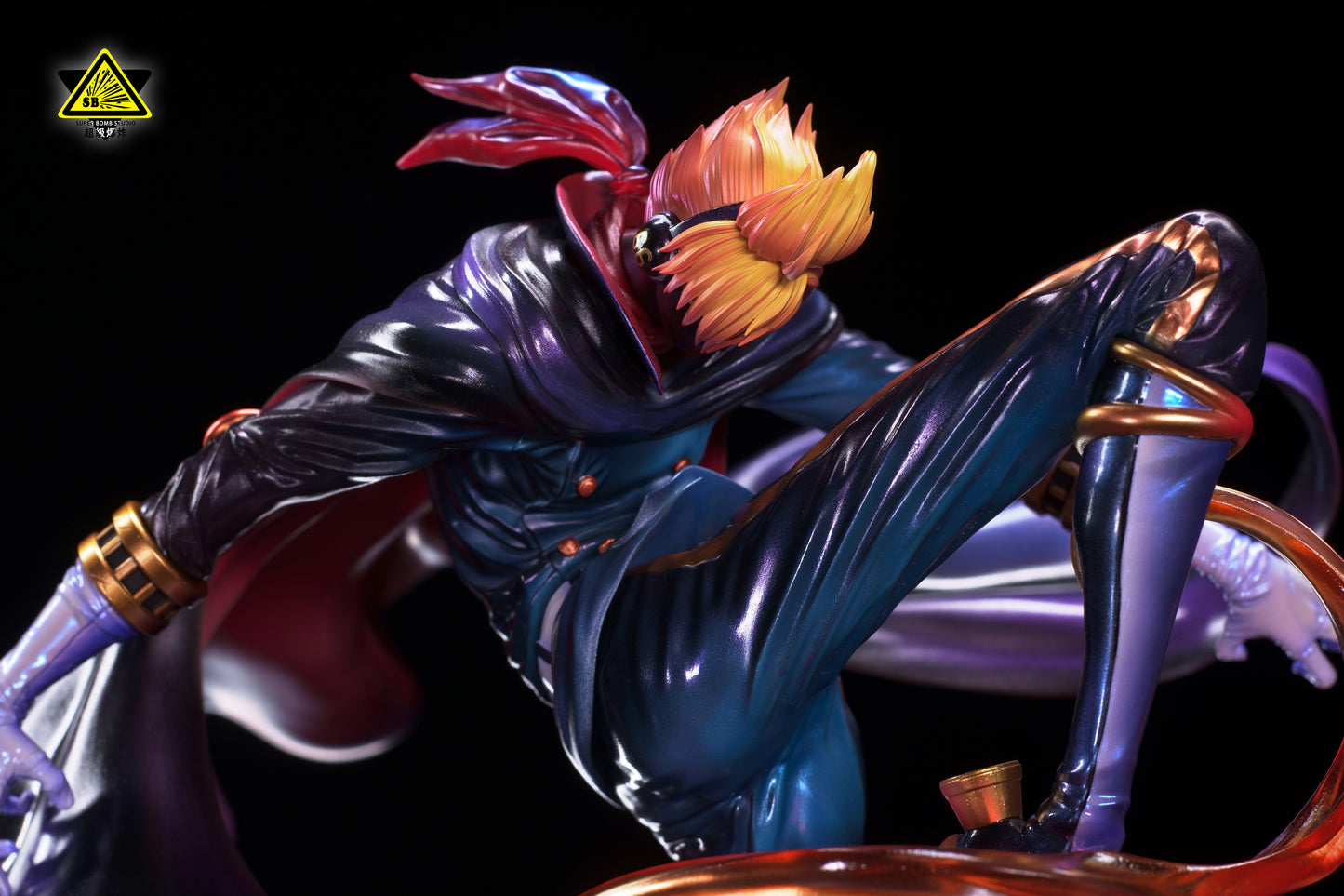 SUPER BOMB STUDIO – ONE PIECE: STEALTH BLACK O-SOBA MASK SANJI [IN STOCK]