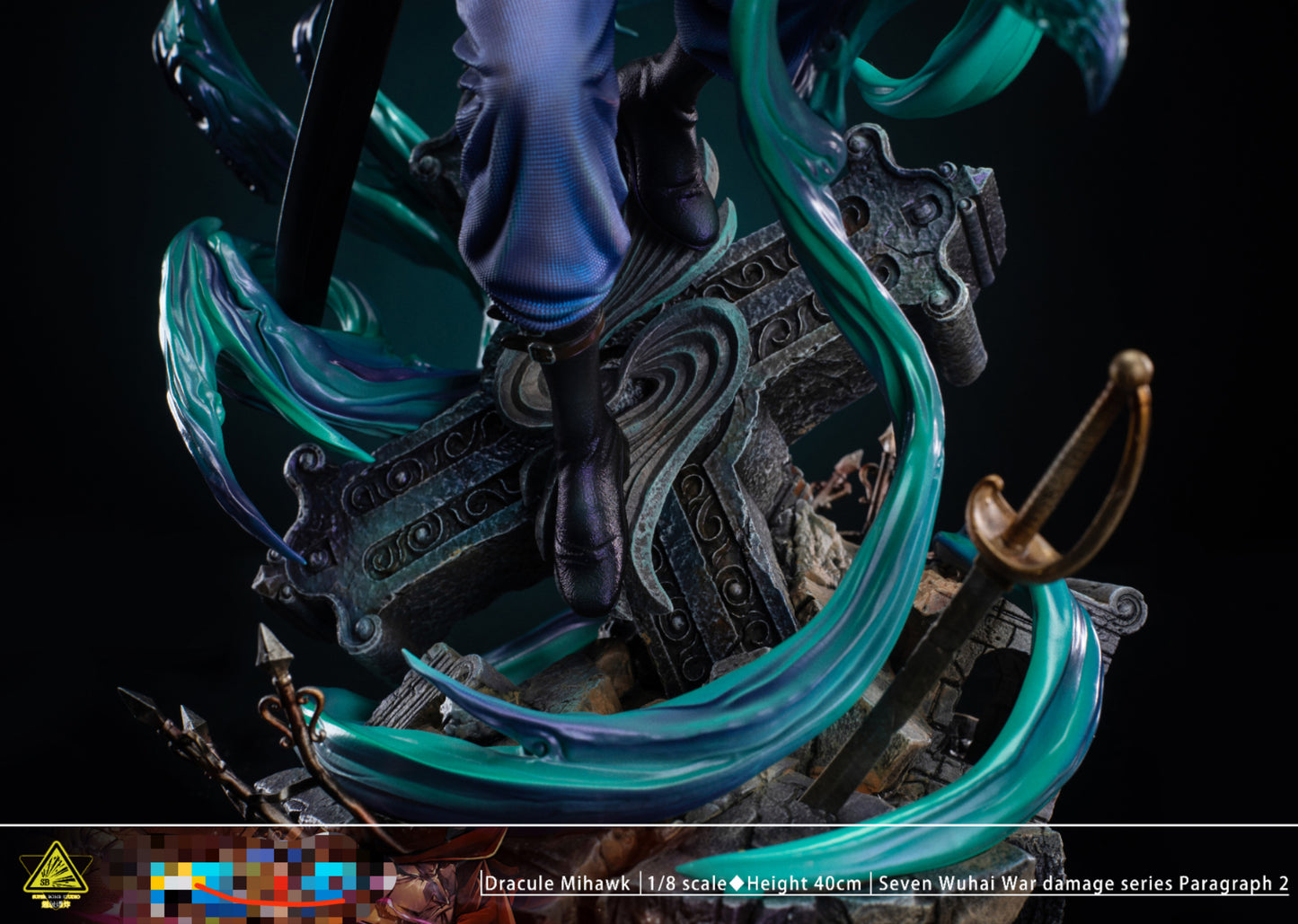 SUPER BOMB STUDIO – ONE PIECE: 7 WARLORDS BATTLE DAMAGED SERIES 2. “HAWK-EYE” MIHAWK [PRE-ORDER]