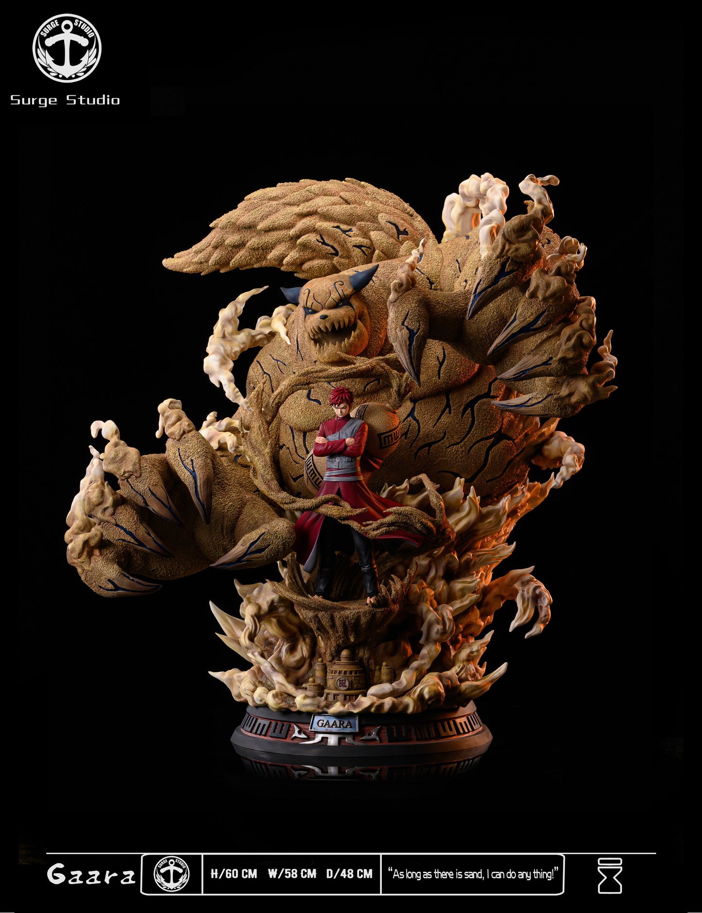 SURGE STUDIO – NARUTO: HIGH END CUSTOM SERIES, GAARA AND SHUKAKU [IN STOCK]