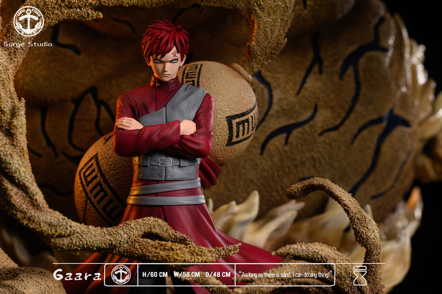 SURGE STUDIO – NARUTO: HIGH END CUSTOM SERIES, GAARA AND SHUKAKU [IN STOCK]