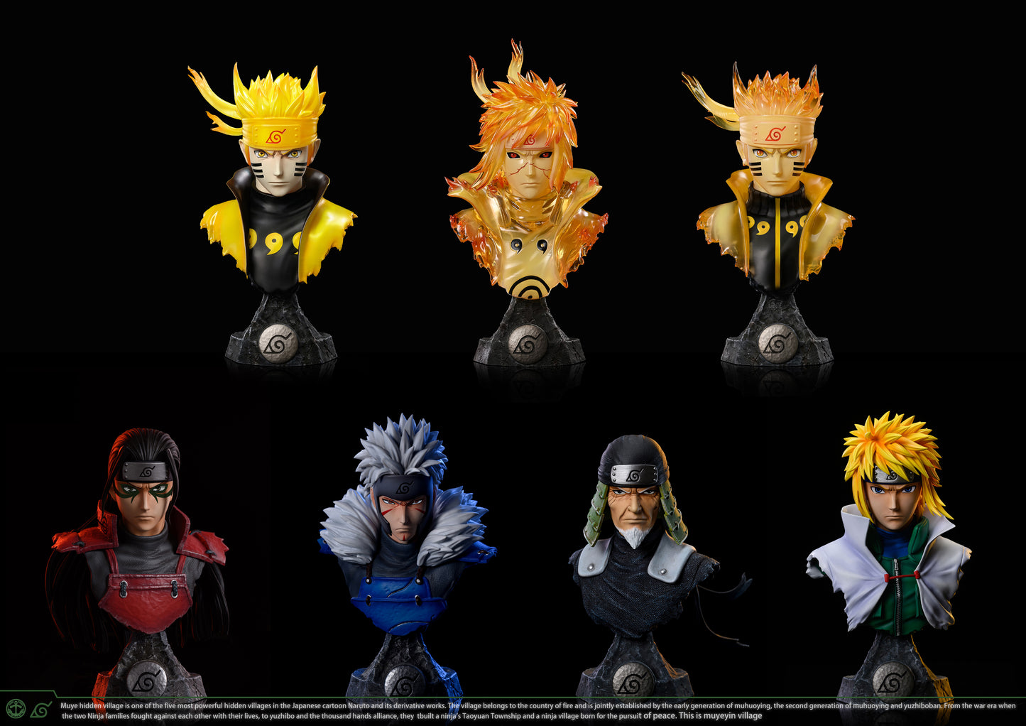SURGE STUDIO – NARUTO: BUST SERIES, NARUTO AND MINATO [IN STOCK]