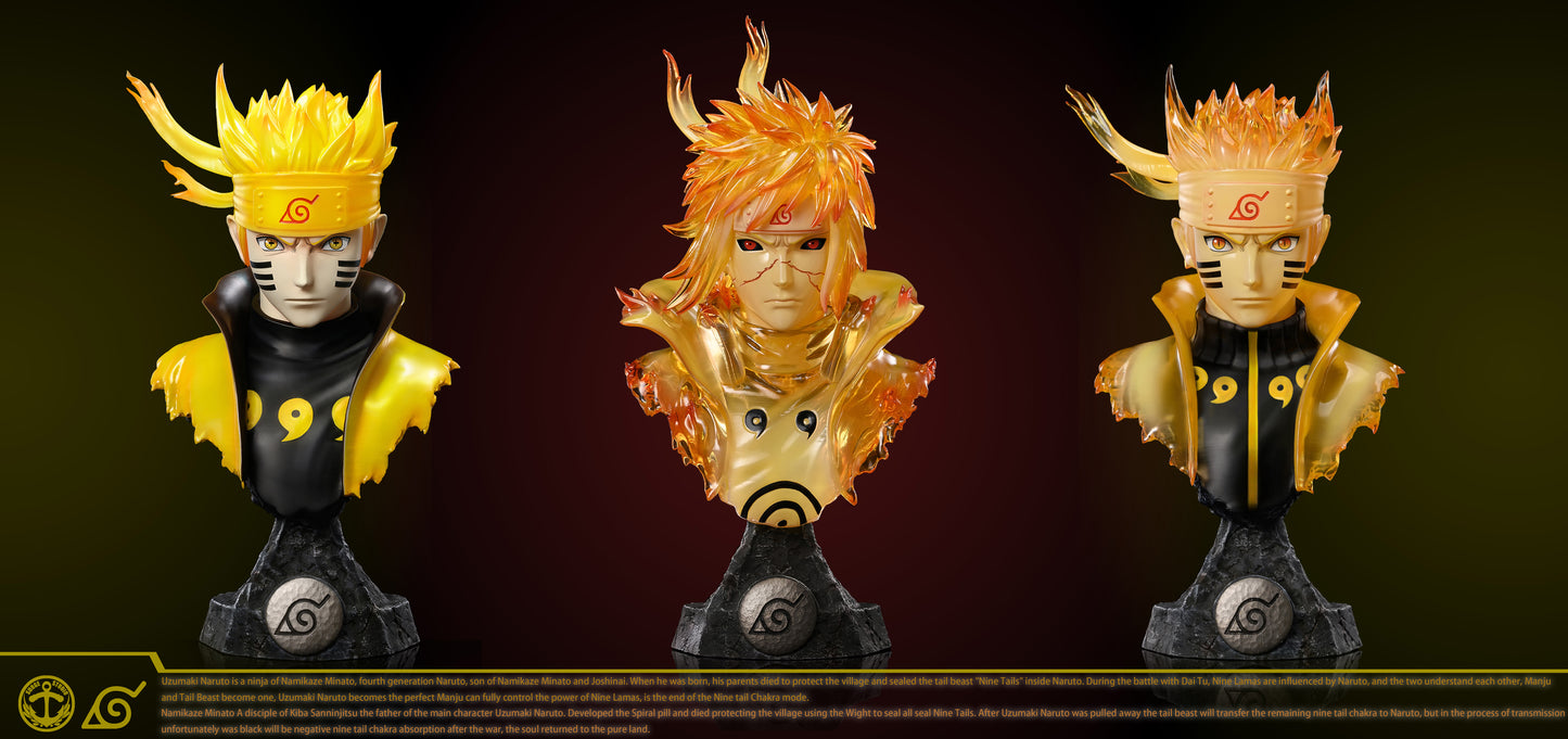 SURGE STUDIO – NARUTO: BUST SERIES, NARUTO AND MINATO [IN STOCK]