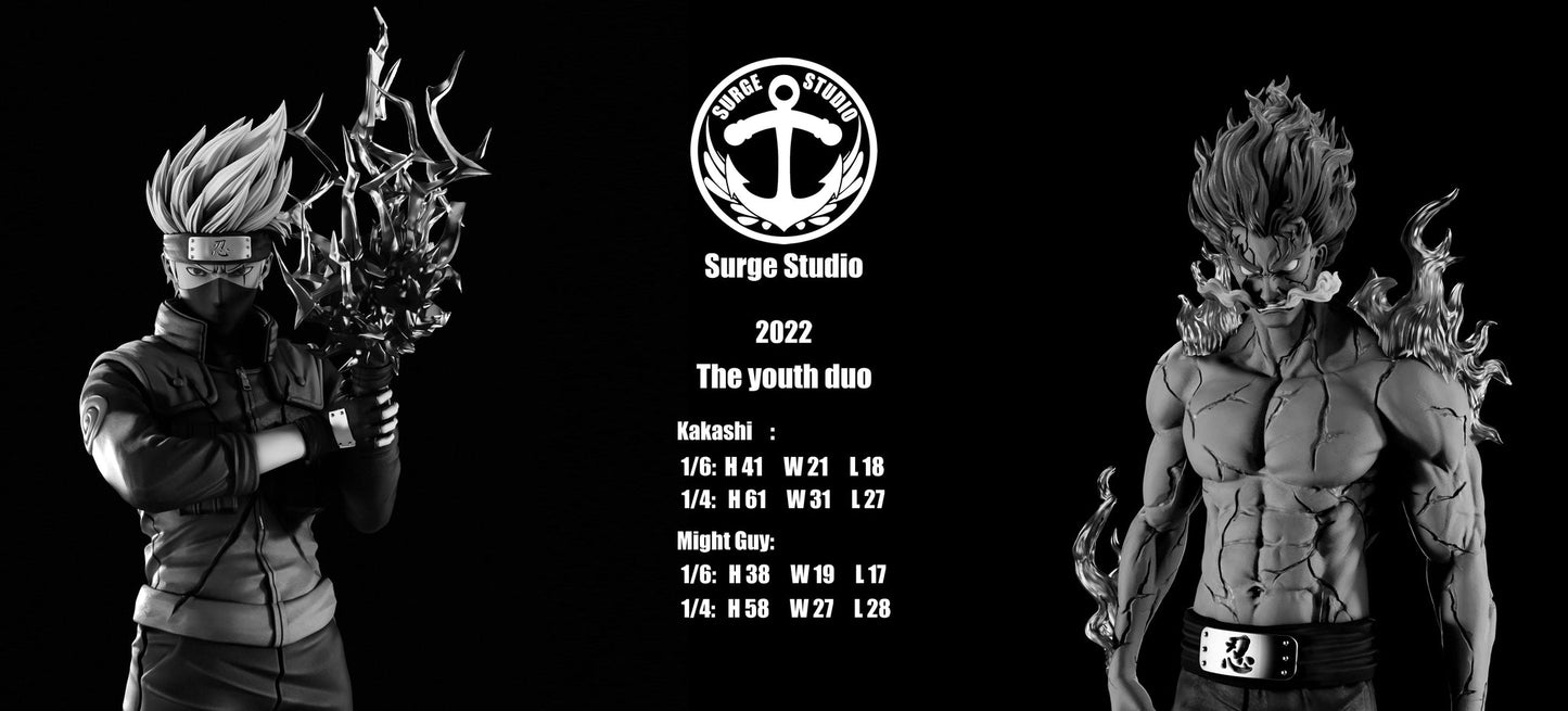 SURGE STUDIO – NARUTO: KONOHA YOUTH DUO KAKASHI HATAKE AND MIGHT GUY [SOLD OUT]