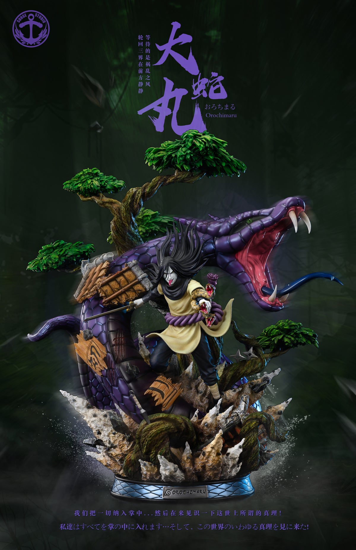 SURGE STUDIO – NARUTO: SANNIN SERIES, THIRD SHINOBI WORLD WAR 3. OROCH ...