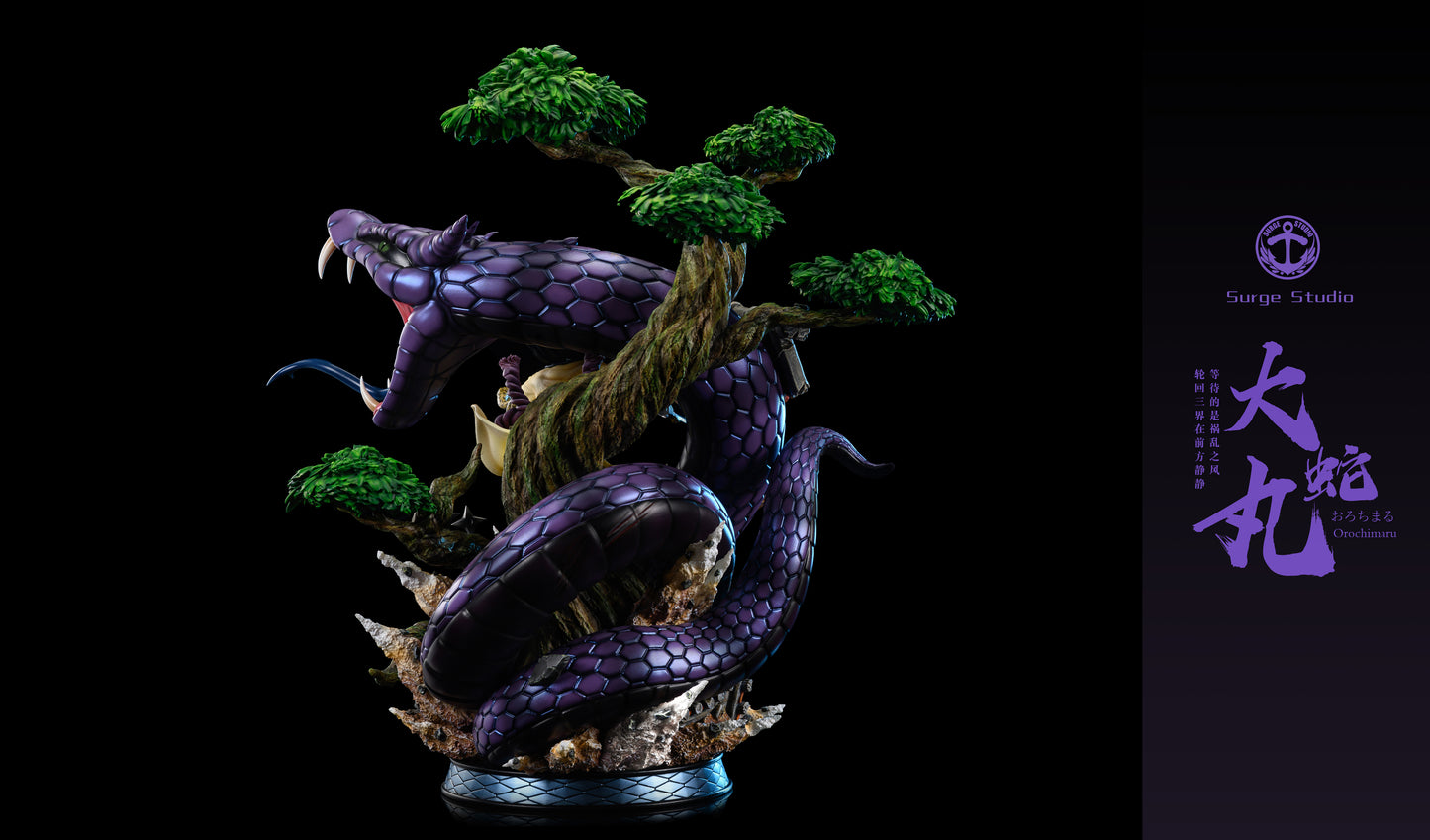 SURGE STUDIO – NARUTO: SANNIN SERIES, THIRD SHINOBI WORLD WAR 3. OROCHIMARU [IN STOCK]