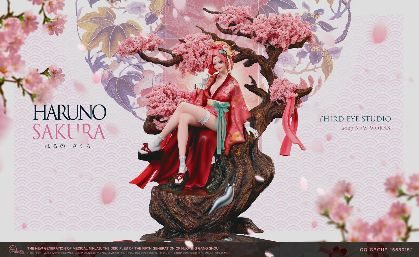 THIRD EYE STUDIO – NARUTO: JAPANESE ATTIRE SERIES 5. SAKURA HARUNO [PRE-ORDER]