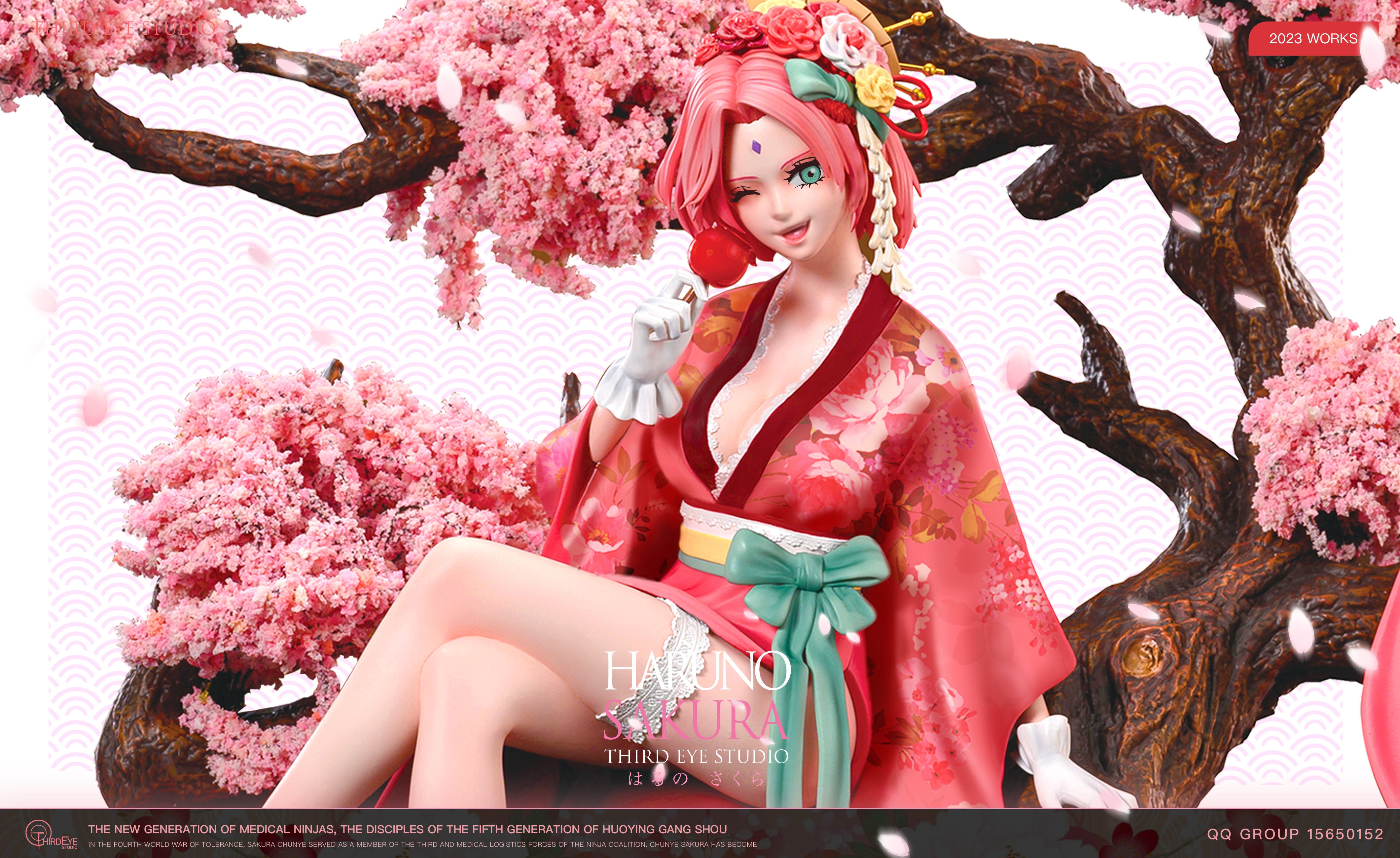 THIRD EYE STUDIO – NARUTO: JAPANESE ATTIRE SERIES 5. SAKURA HARUNO