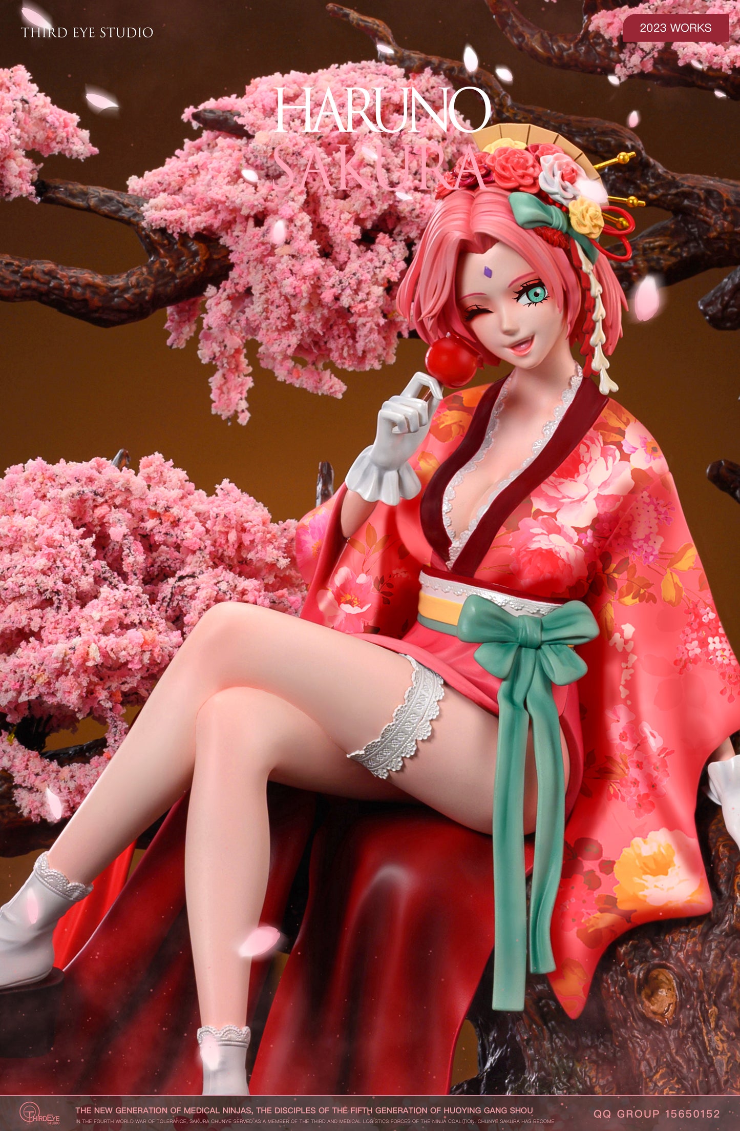 THIRD EYE STUDIO – NARUTO: JAPANESE ATTIRE SERIES 5. SAKURA HARUNO [PRE-ORDER]