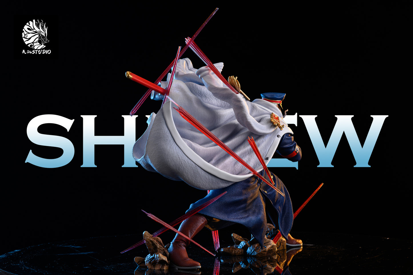 TIAN JI STUDIO – ONE PIECE: VICE CAPTAIN SERIES, SHIRYU OF THE RAIN [DISCONTINUED]
