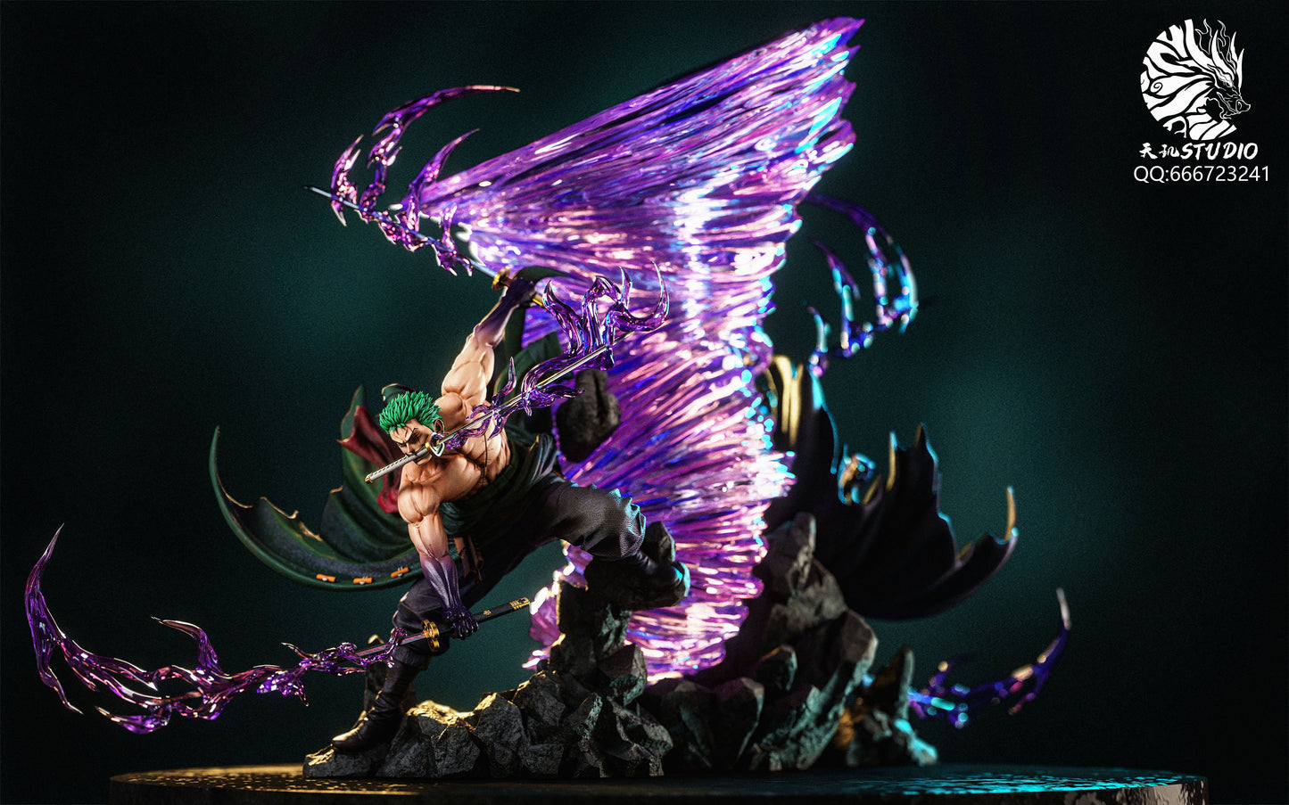 TIAN JI STUDIO – ONE PIECE: VICE CAPTAIN SERIES, DRAGON TWISTER RORONOA ZORO [PRE-ORDER]