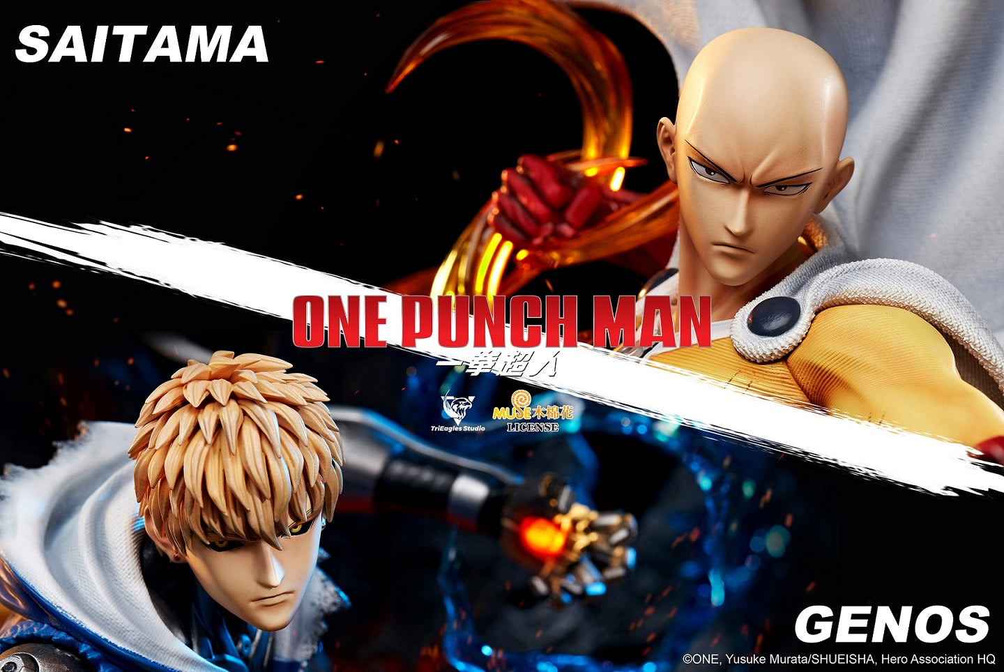 TRIEAGLES STUDIO – ONE PUNCH MAN: SAITAMA AND GENOS (LICENSED) [SOLD OUT]