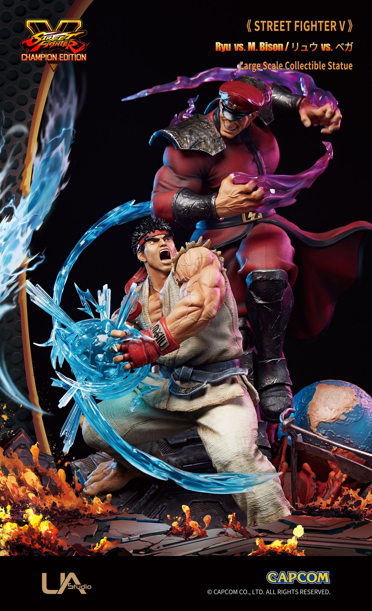 UNIQUE ART STUDIO – STREET FIGHTER V: RYU VS M. BISON 1/6 (LICENSED ...