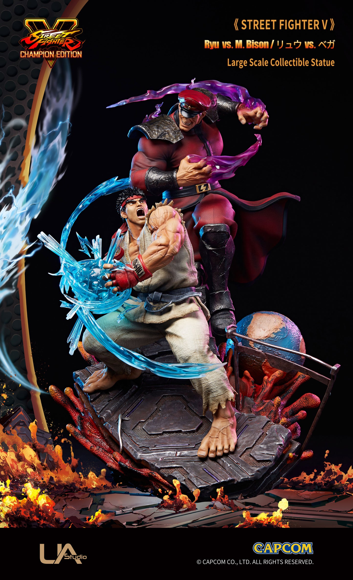 UNIQUE ART STUDIO – STREET FIGHTER V: RYU VS M. BISON 1/6 (LICENSED) [PRE-ORDER]