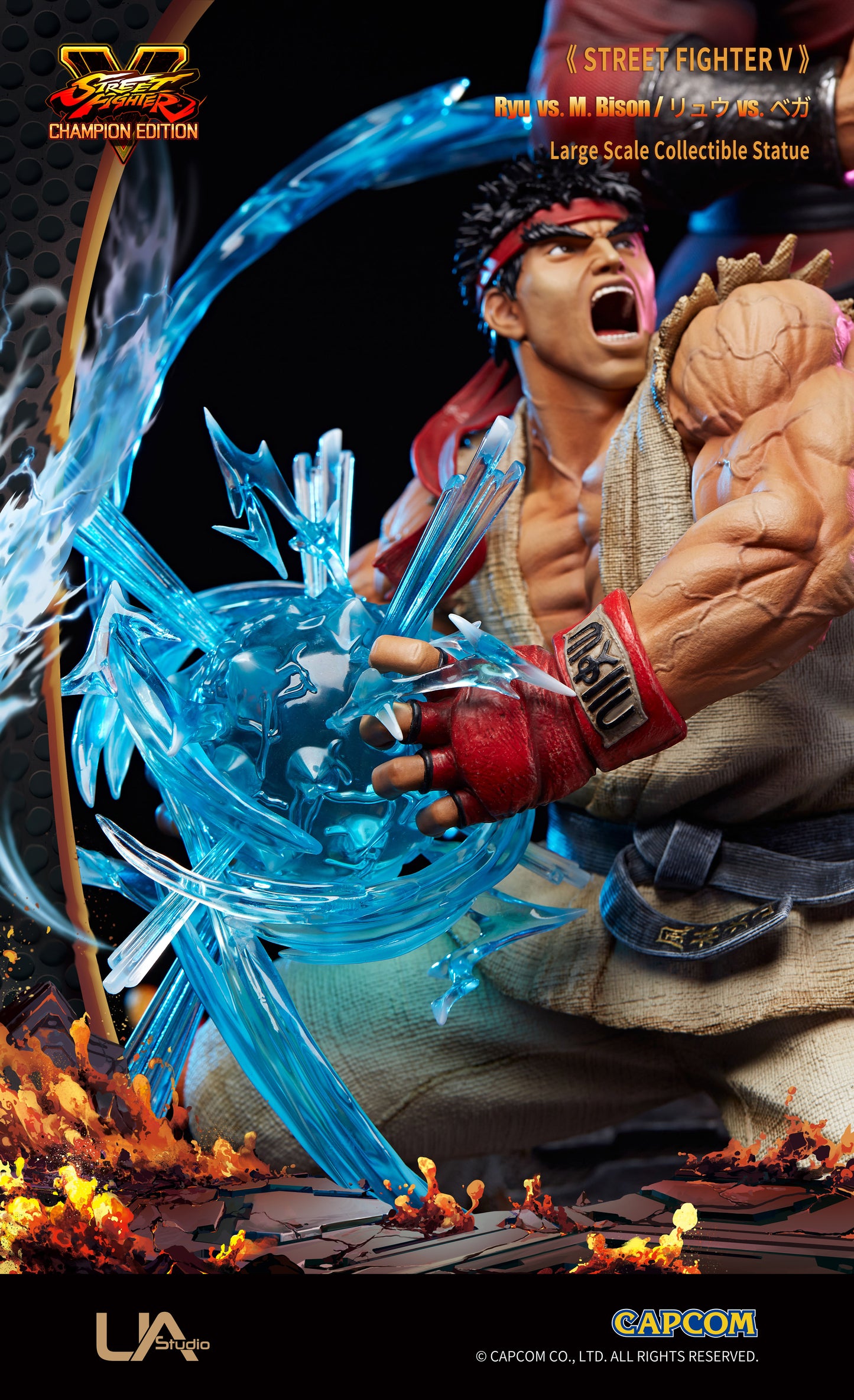 UNIQUE ART STUDIO – STREET FIGHTER V: RYU VS M. BISON 1/6 (LICENSED) [PRE-ORDER]