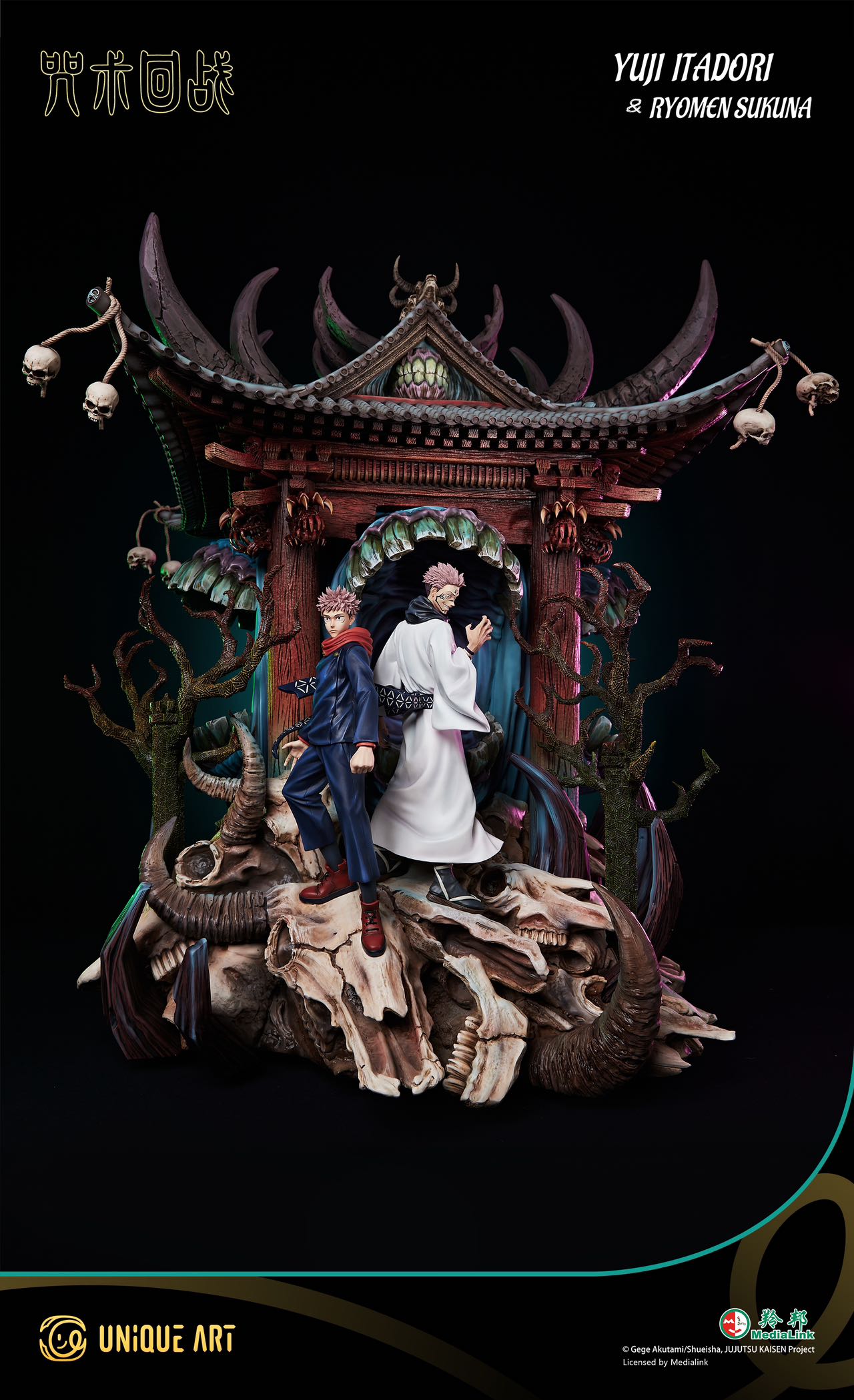 UNIQUE ART STUDIO – JUJUTSU KAISEN: YUJI ITADORI & RYOMEN SUKUNA (LICENSED) [PRE-ORDER]