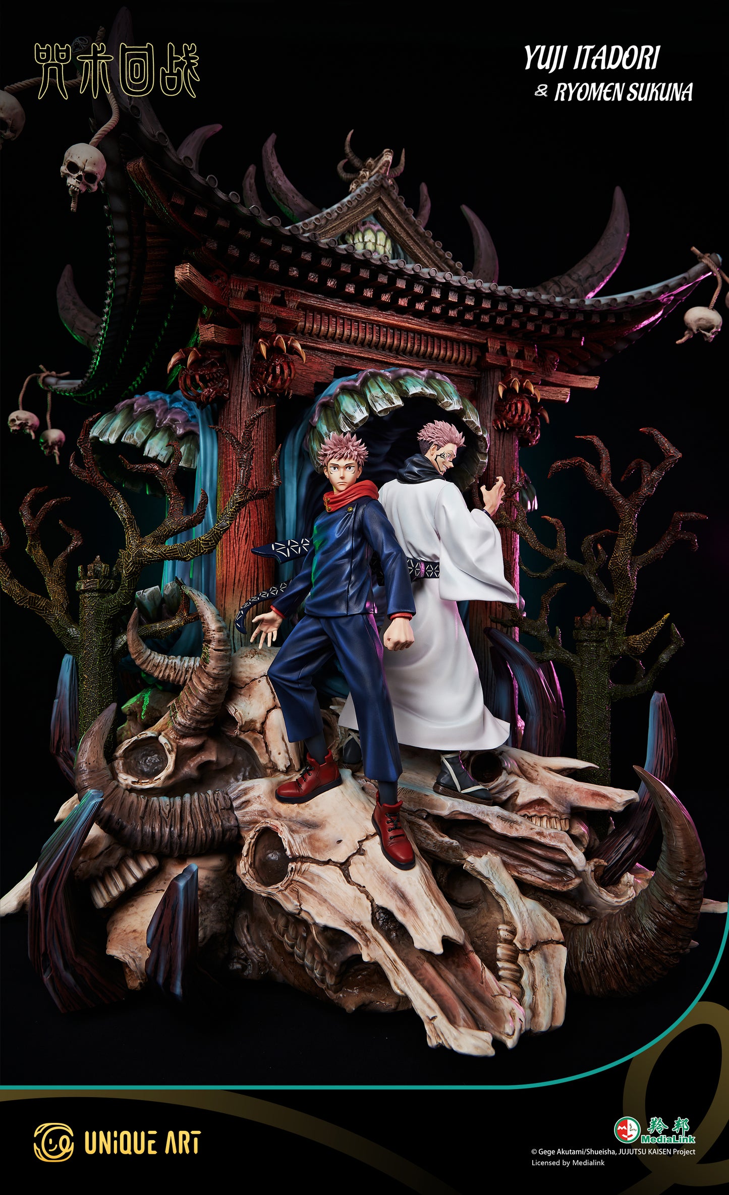 UNIQUE ART STUDIO – JUJUTSU KAISEN: YUJI ITADORI & RYOMEN SUKUNA (LICENSED) [PRE-ORDER]