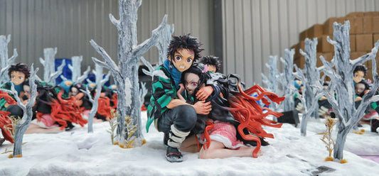 UP ART STUDIO – DEMON SLAYER: TANJIRO AND NEZUKO’S SNOW SCENE [SOLD OUT]