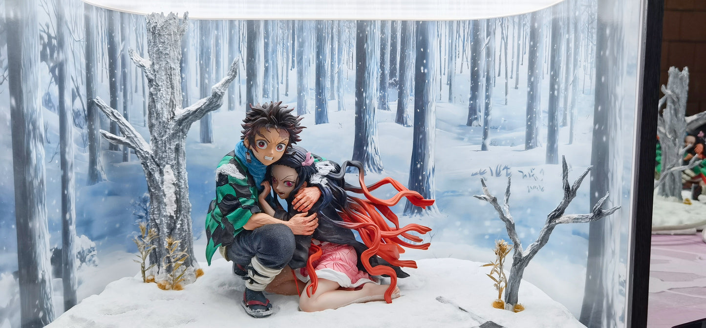 UP ART STUDIO – DEMON SLAYER: TANJIRO AND NEZUKO’S SNOW SCENE [SOLD OUT]