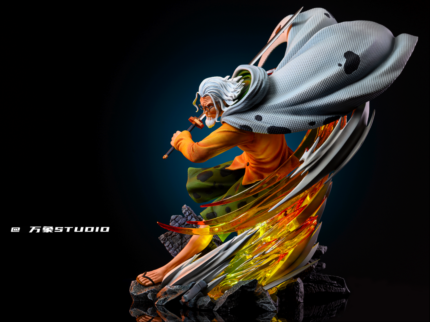 WAN XIANG STUDIO – ONE PIECE: INHERITANCE SERIES 1. “DARK KING” SILVERS RAYLEIGH [IN STOCK]