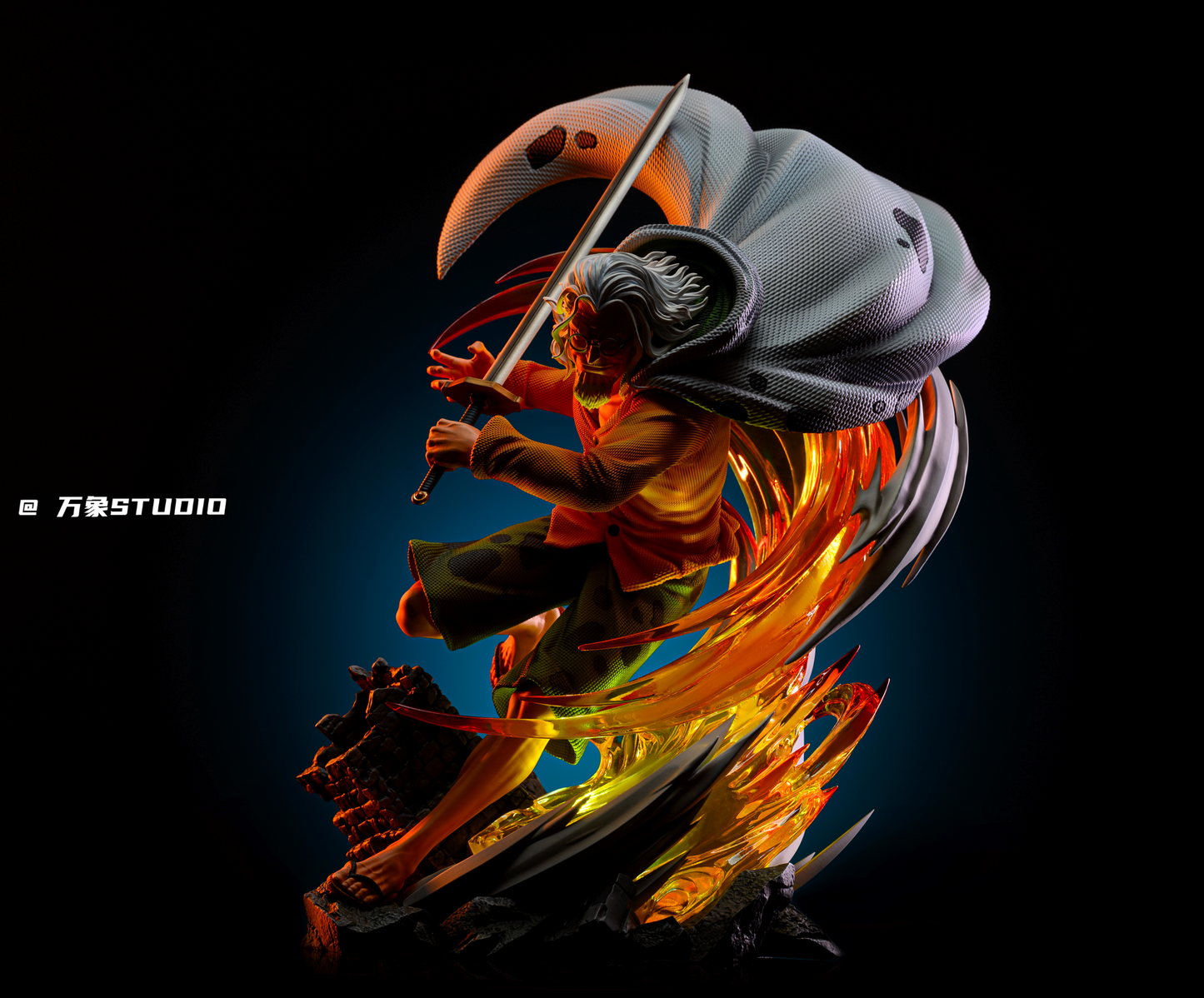 WAN XIANG STUDIO – ONE PIECE: INHERITANCE SERIES 1. “DARK KING” SILVERS RAYLEIGH [IN STOCK]