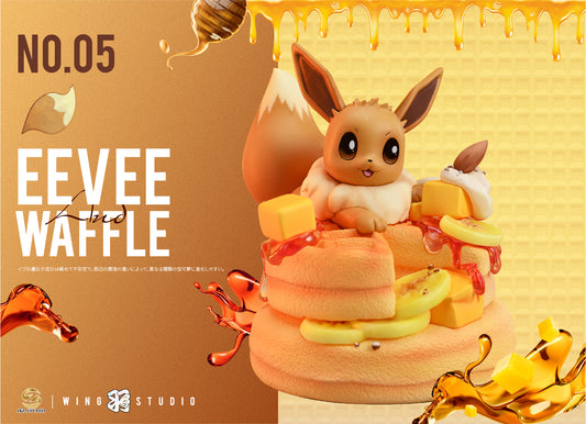 WING x HZ STUDIO – POKEMON: DESSERT SERIES 05. EEVEE WAFFLE [IN STOCK]