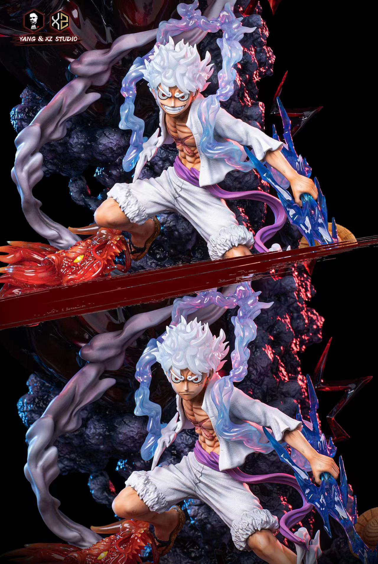 XS x YANG STUDIO – ONE PIECE: “SUN GOD” NIKA LUFFY VS DRAGON FORM KAIDO [SOLD OUT]
