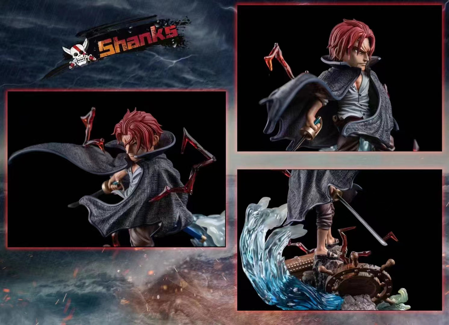 XS x YANG STUDIO – ONE PIECE: YONKO SERIES, RED-HAIRED SHANKS [PRE-ORDER]