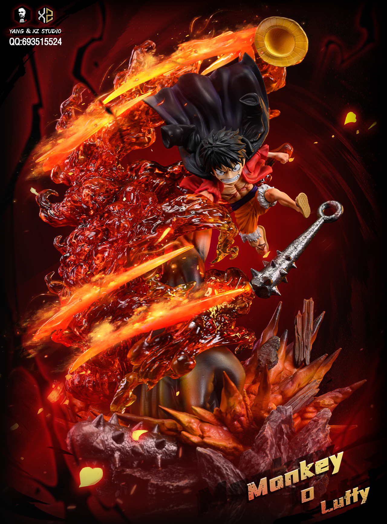 XS x YANG STUDIO – ONE PIECE: RED ROC LUFFY [IN STOCK]