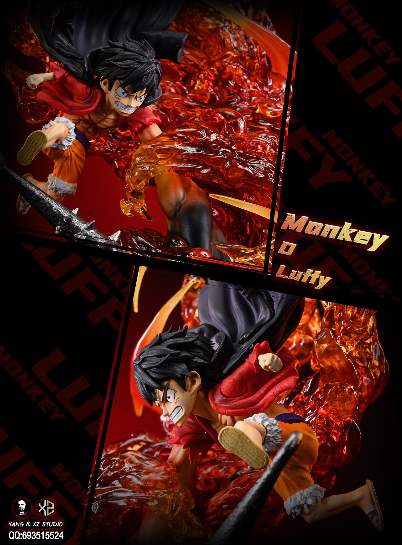 XS x YANG STUDIO – ONE PIECE: RED ROC LUFFY [IN STOCK]